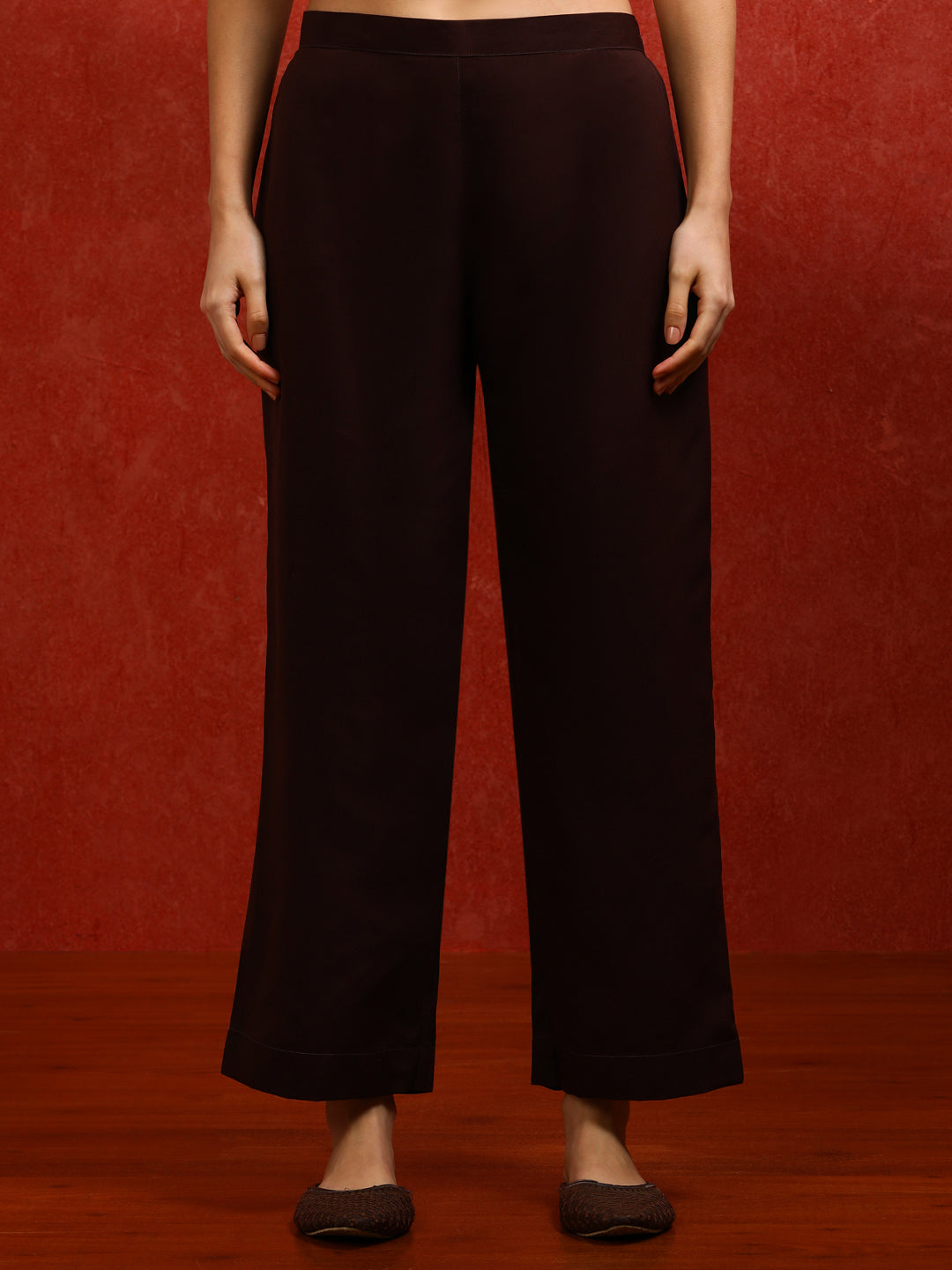 Floral Embroidered A-Line Kurta & Trousers Sets