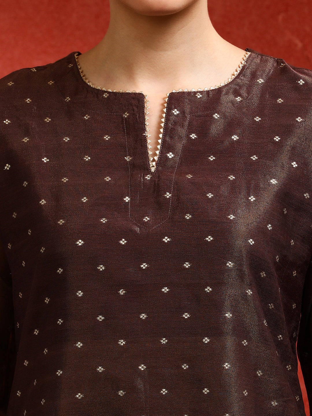 Floral Embroidered A-Line Kurta & Trousers Sets