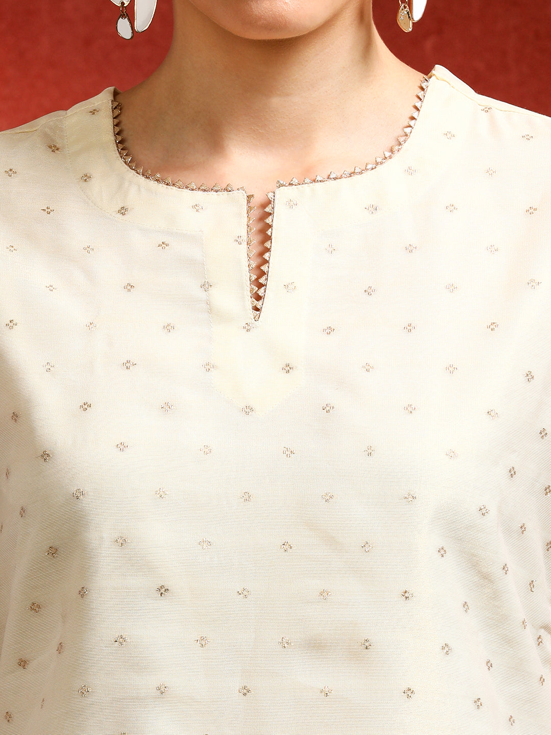 Floral Embroidered A-Line Kurta & Trousers Sets