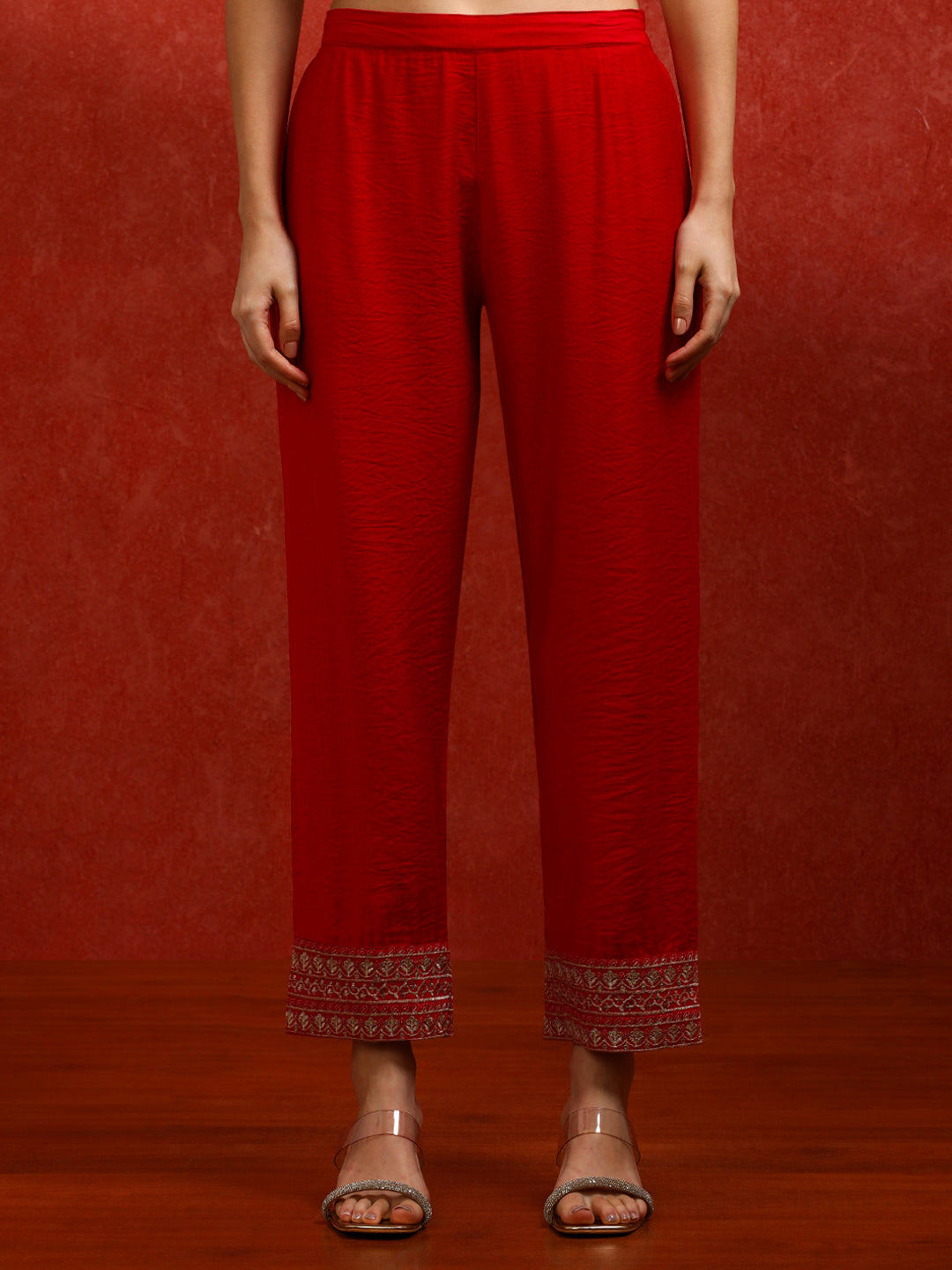 Sequin Embroidered Silk Blend Kurta Set With Net Dupatta