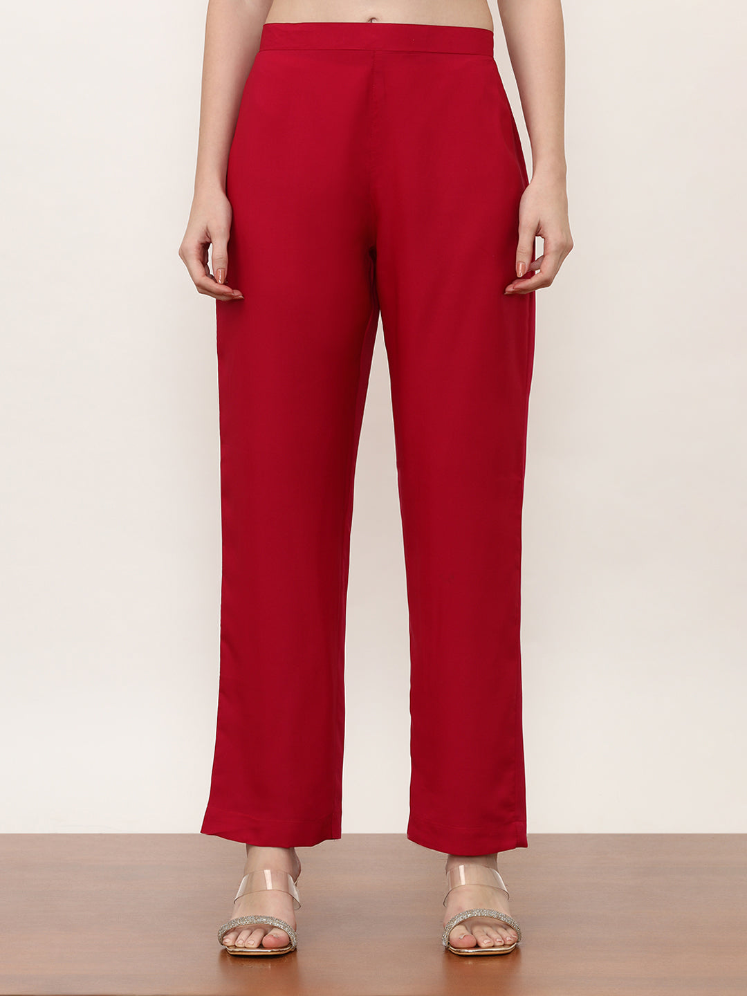 Embroidered Silk Blend Ethnic Motifs Kurta Sets With Net Dupatta