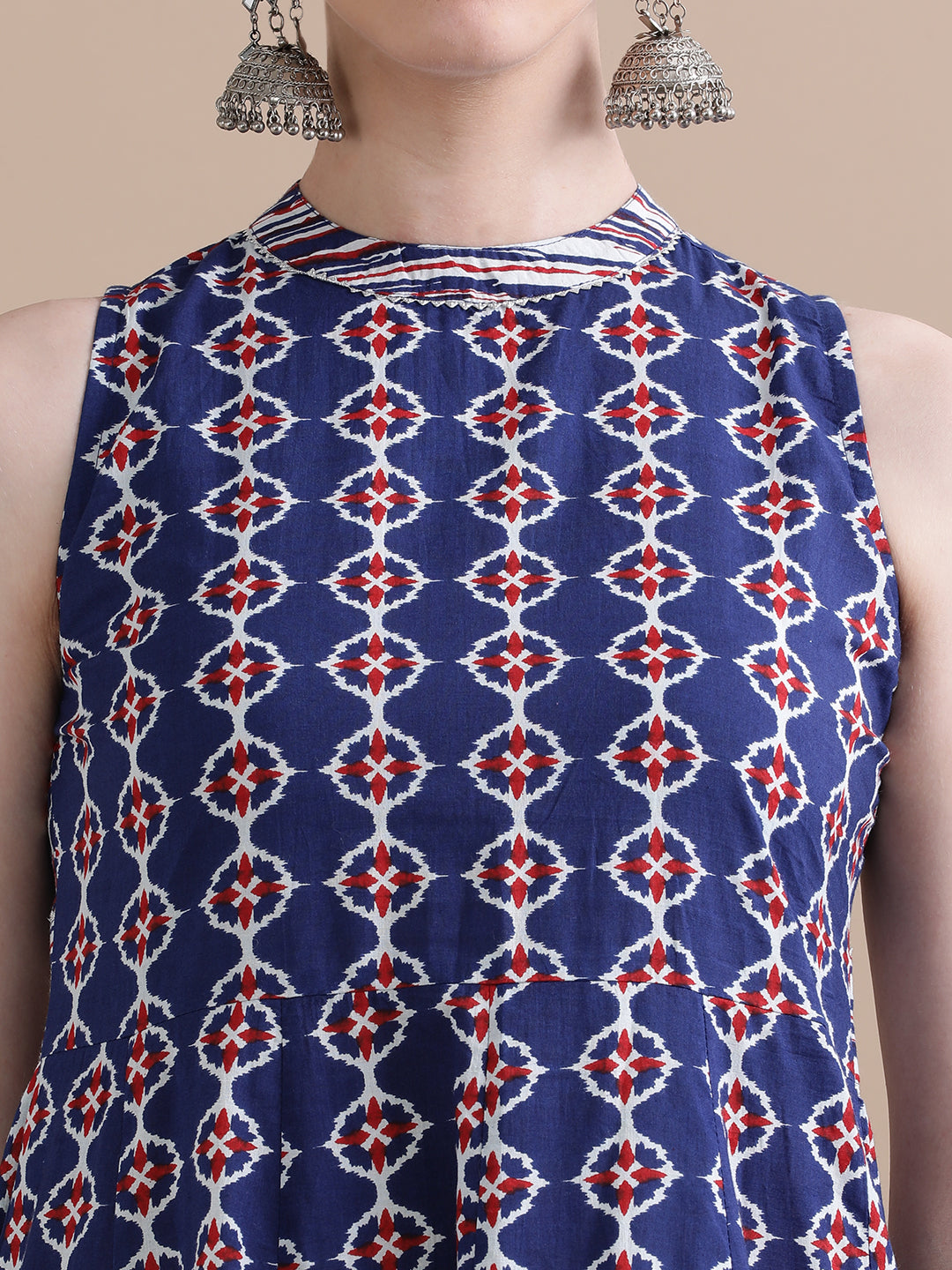 Pure Cotton Floral Printed Kurta With Sharara