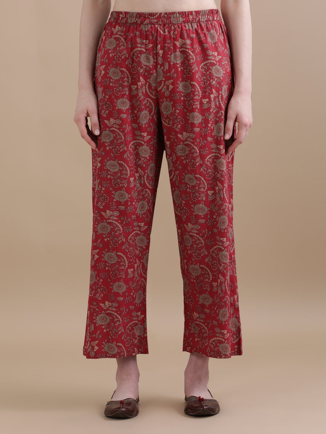 Pure Cotton Floral Printed Kurta With Pant