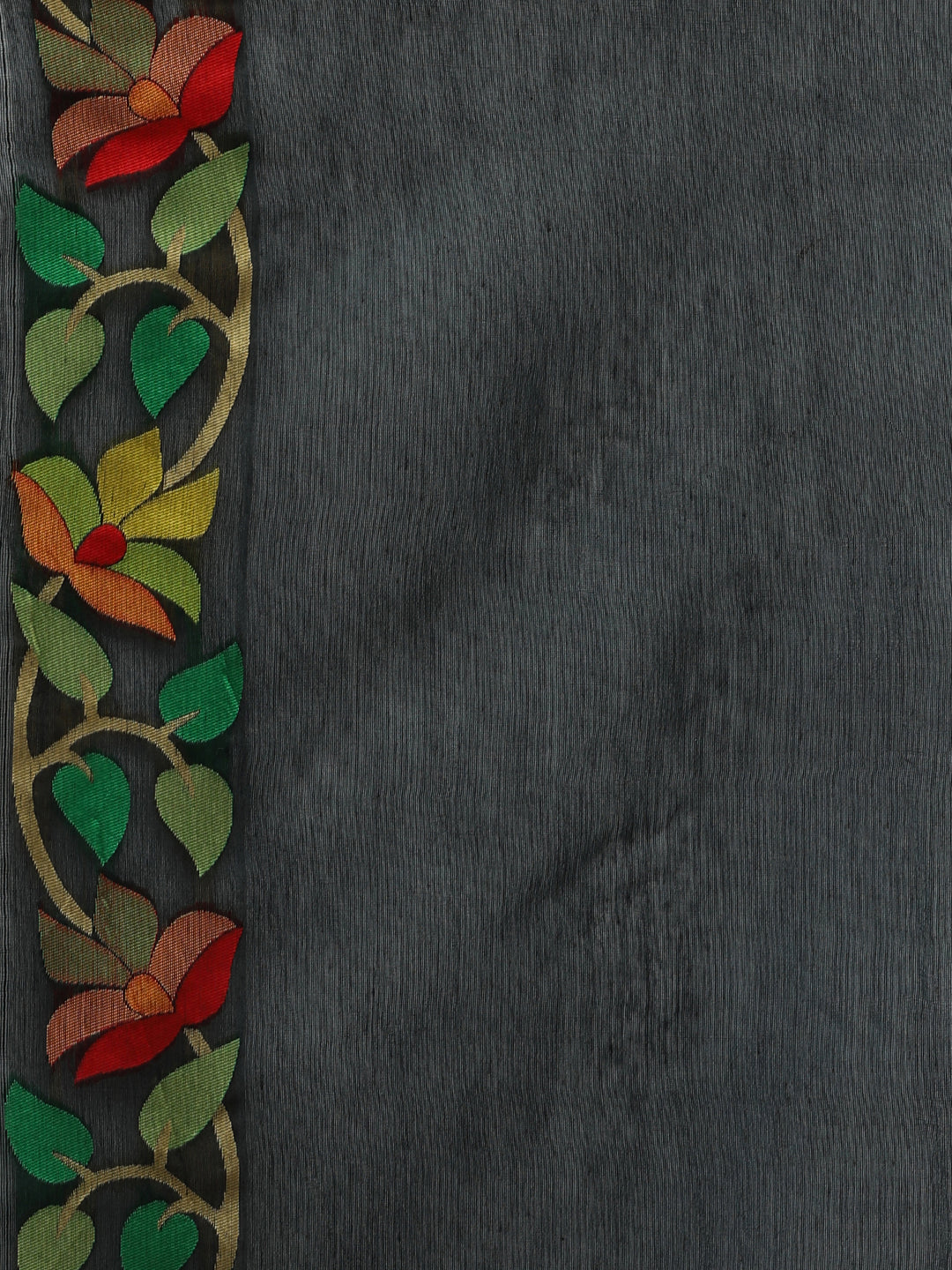 Floral Jamdani Cotton Saree with Unstiched Blouse