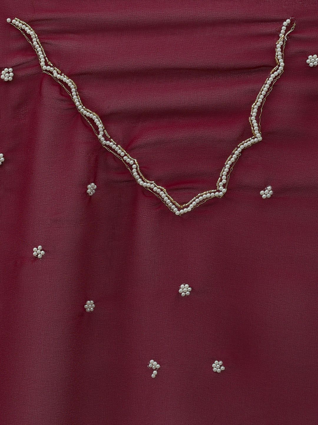 Embellished Georgette Saree with Unstiched Blouse