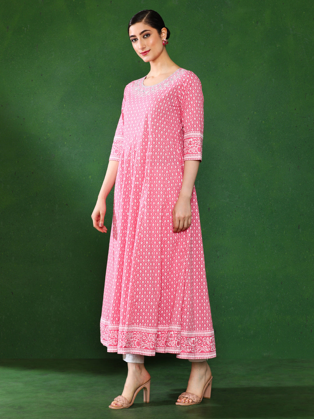ethnic pink kurta at special price