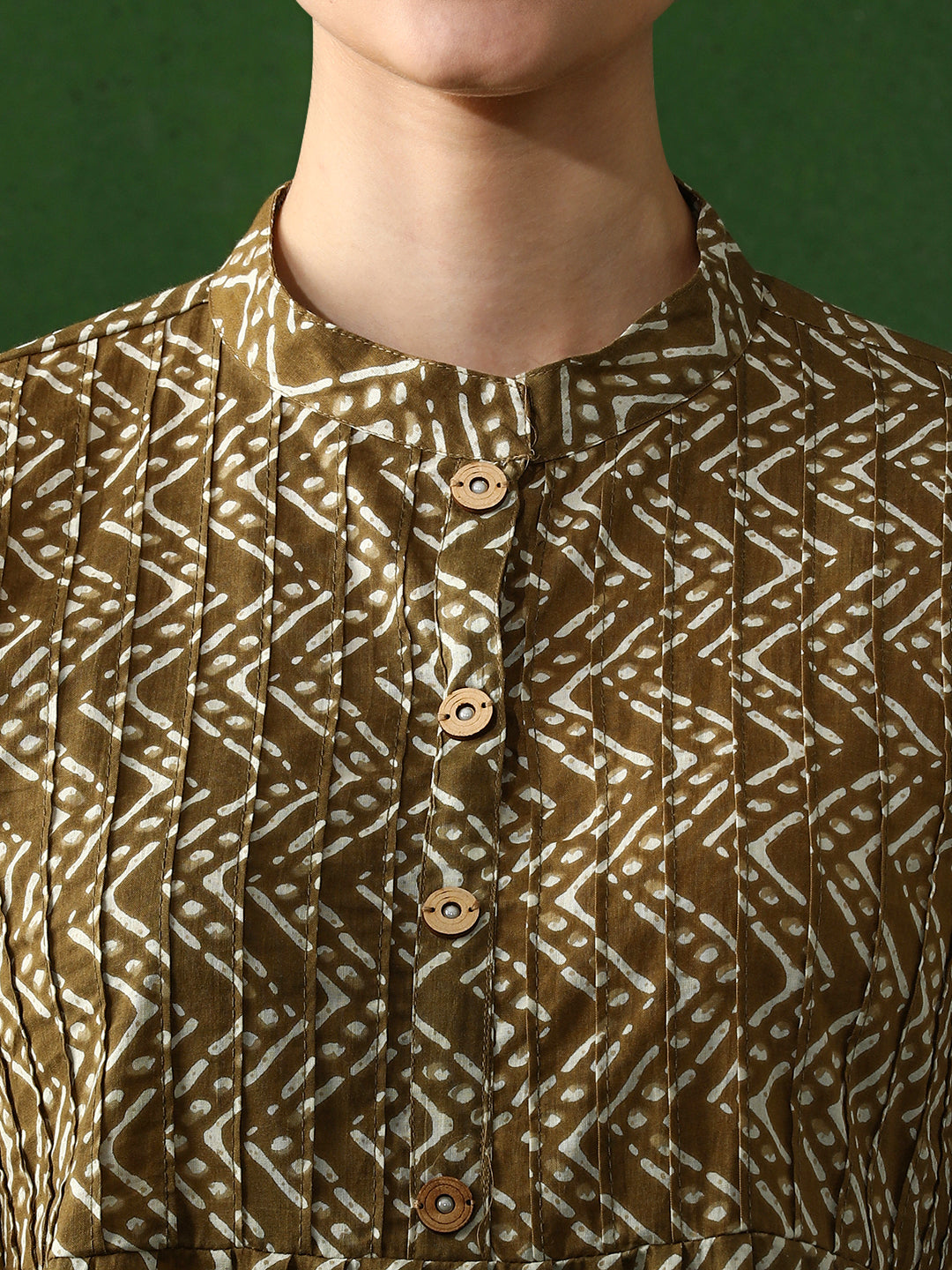 Floral Printed A-Line Pure Cotton Top