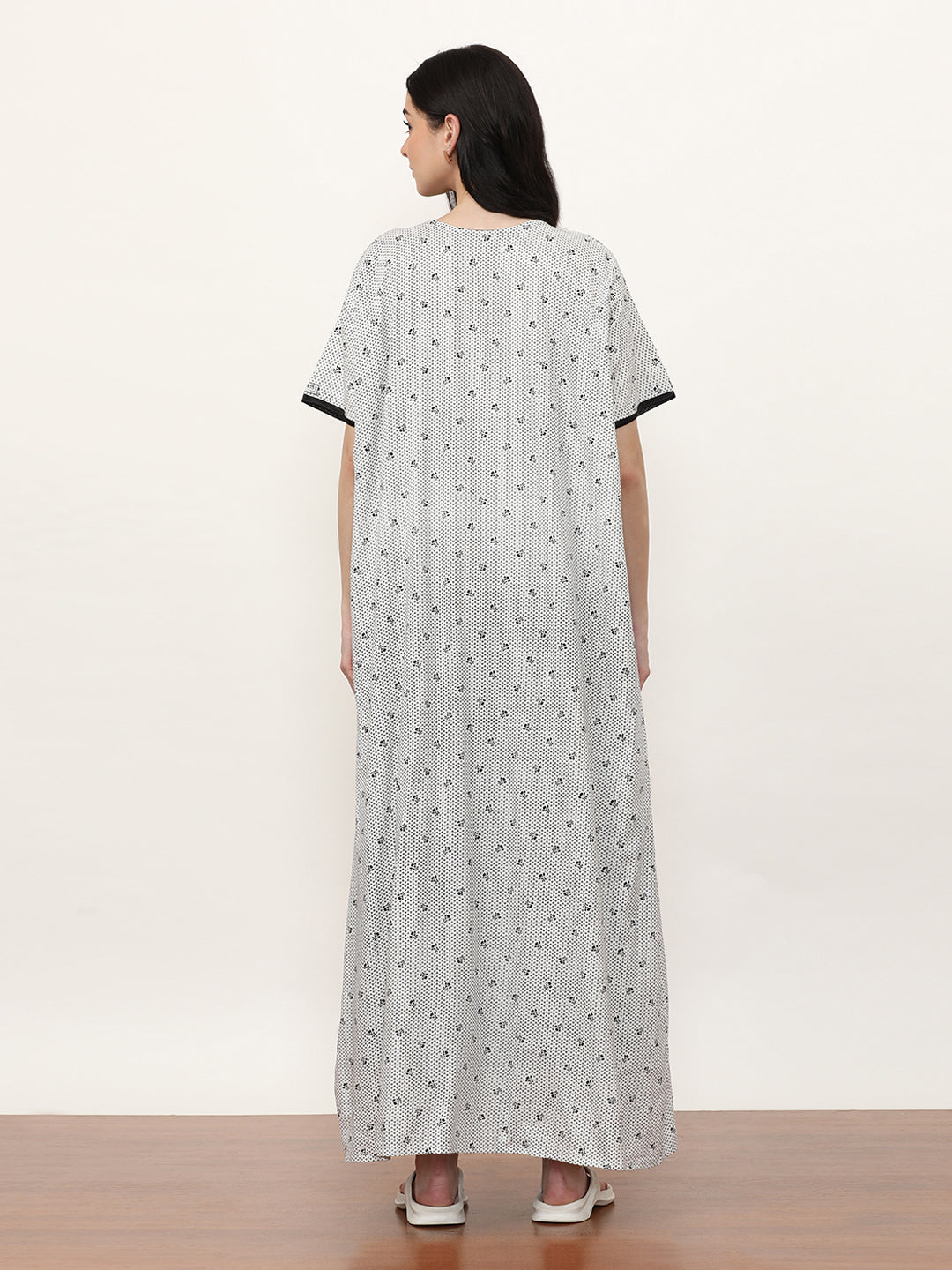 Printed Pure Cotton Maxi Nightdress