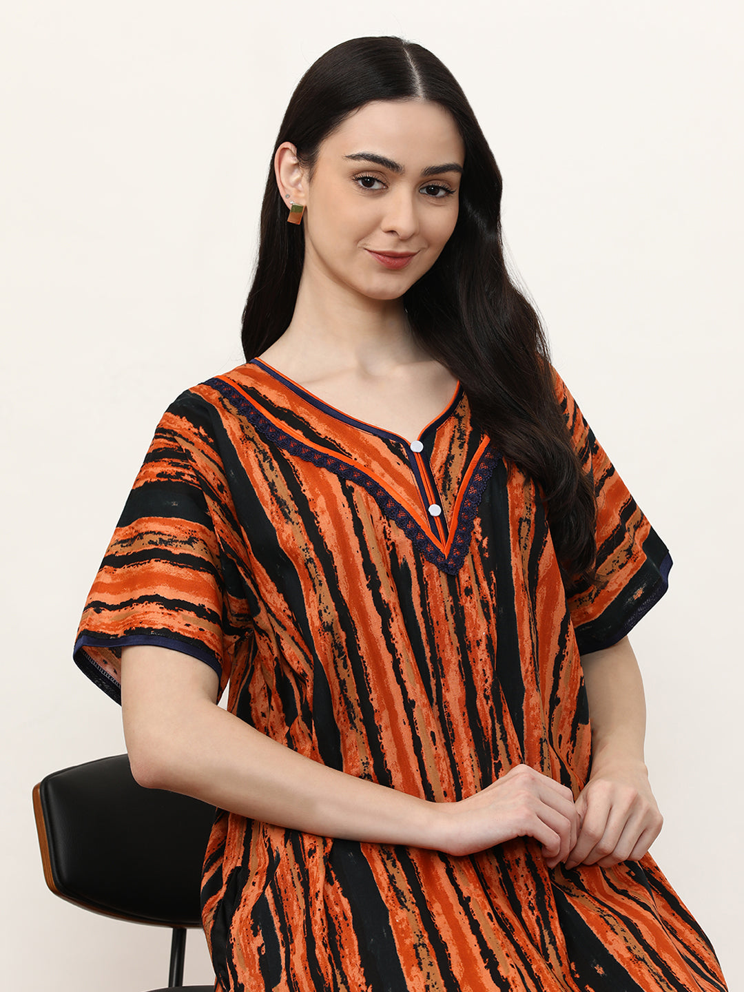 Printed Pure Cotton Maxi Nightdress