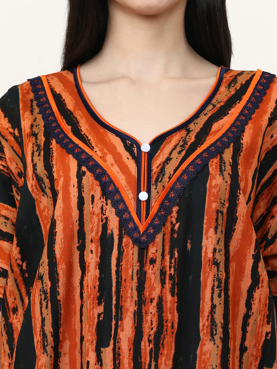 Printed Pure Cotton Maxi Nightdress