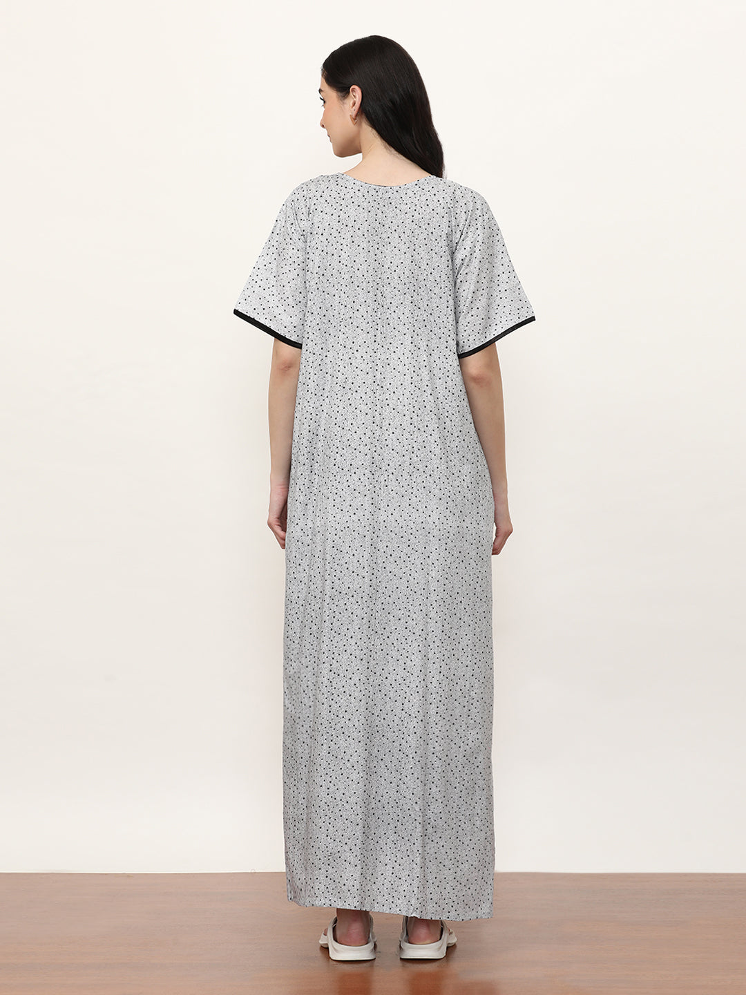 Printed Pure Cotton Maxi Nightdress