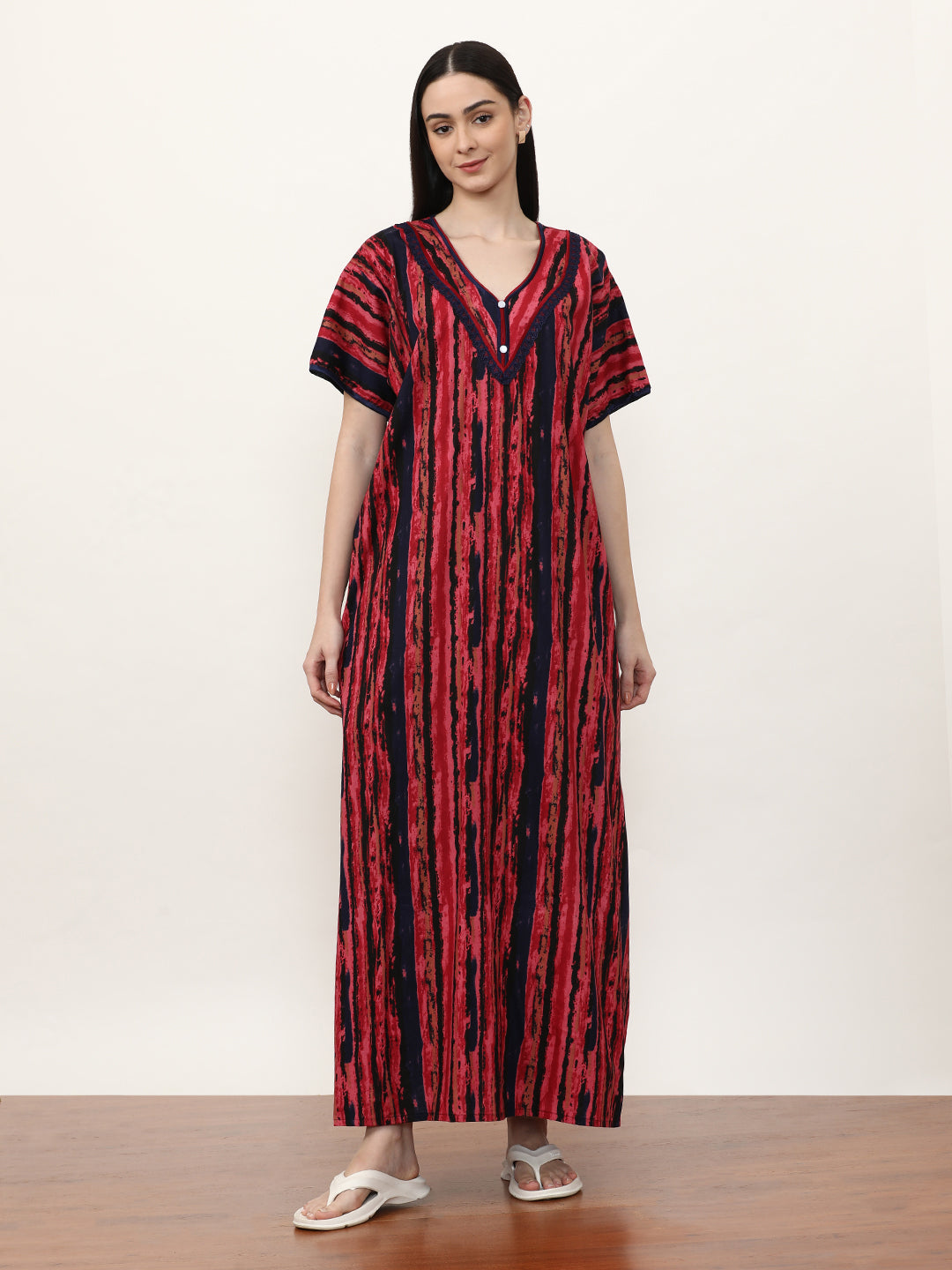 Printed Pure Cotton Maxi Nightdress