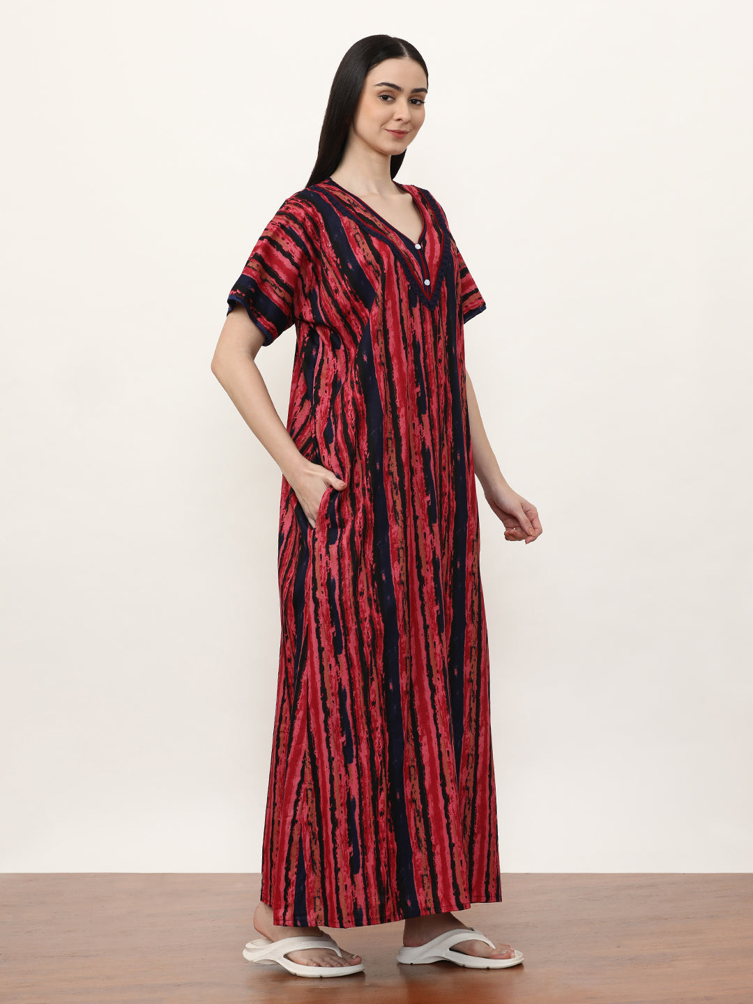 Printed Pure Cotton Maxi Nightdress