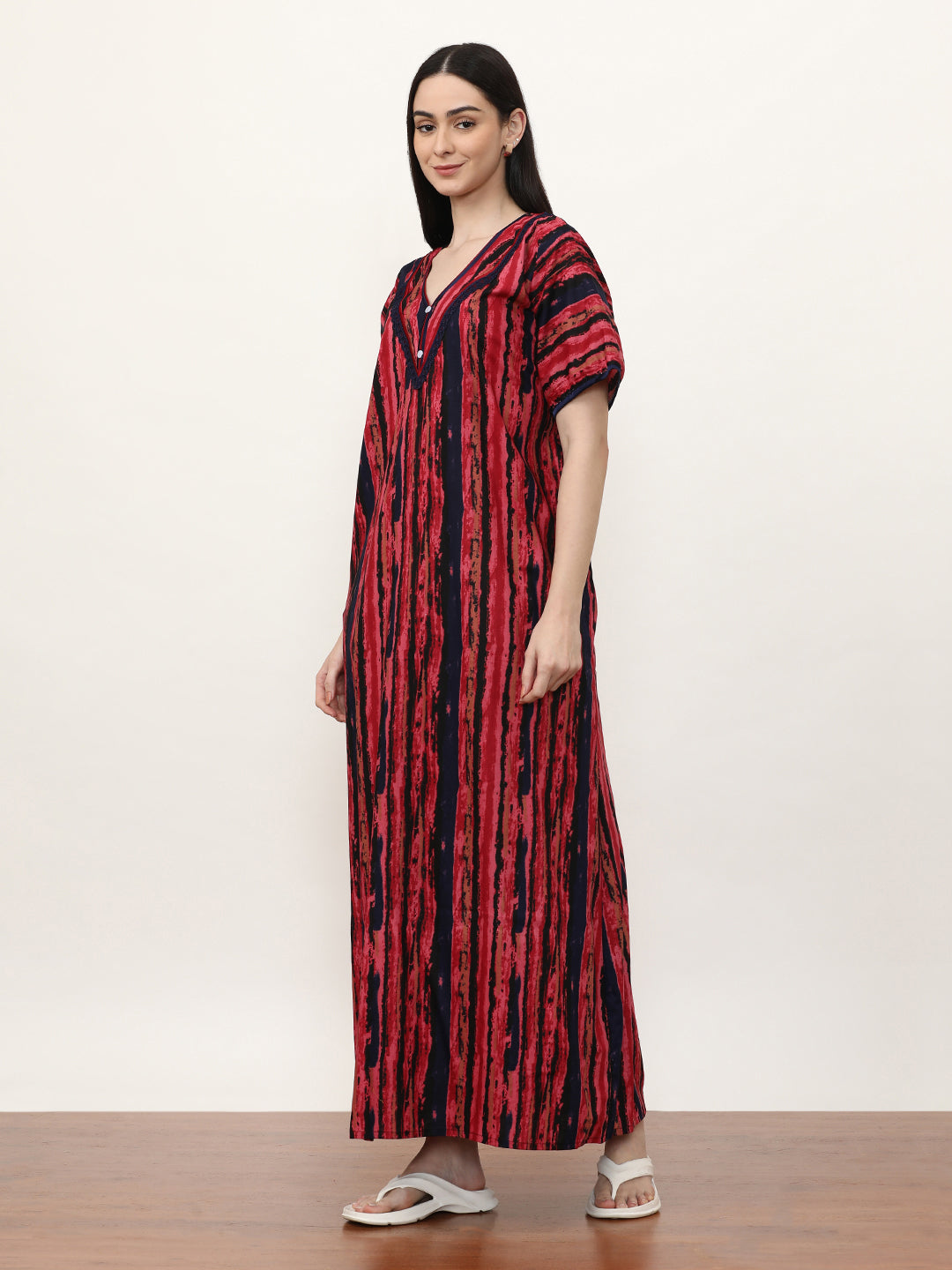 Printed Pure Cotton Maxi Nightdress