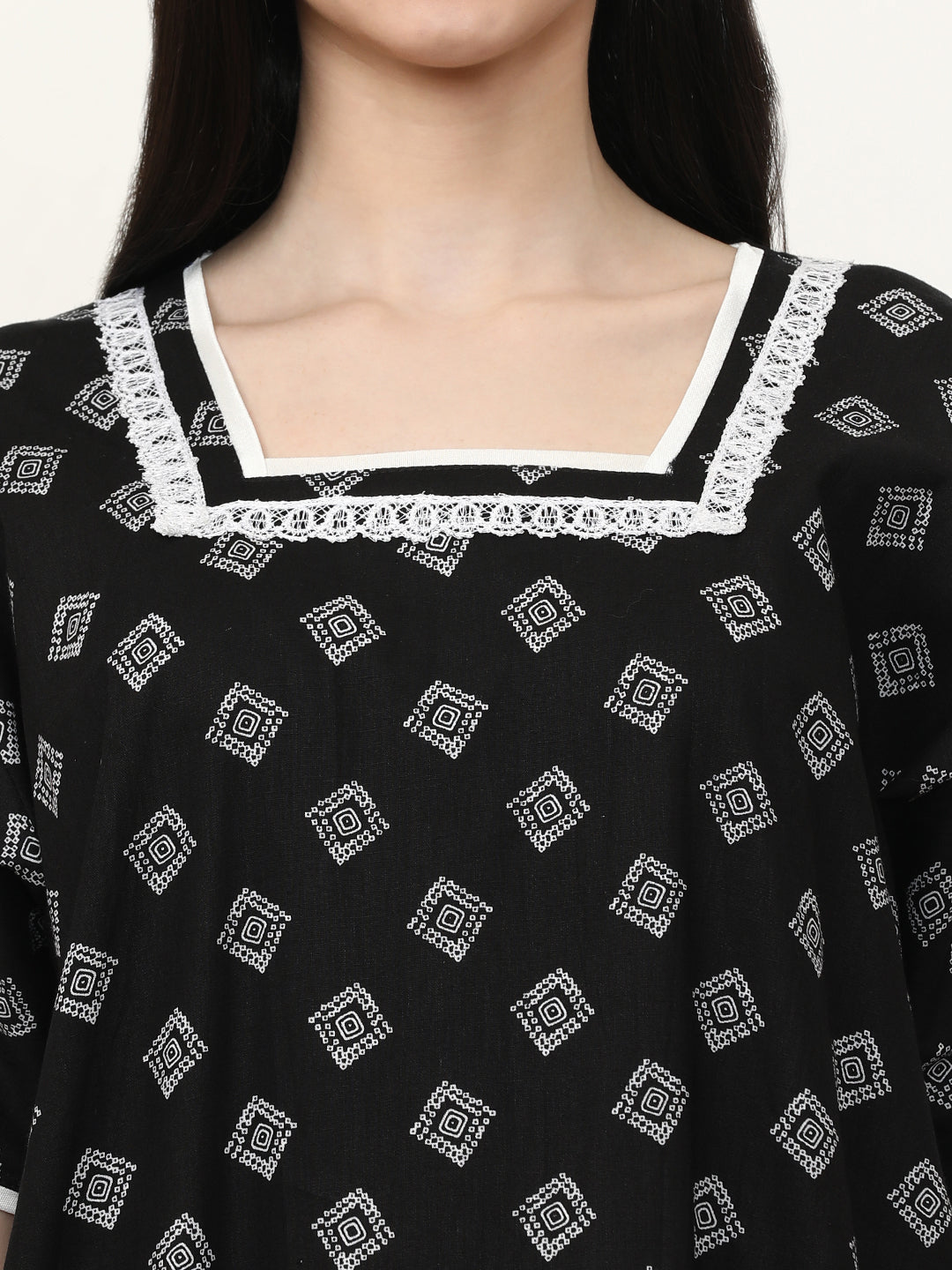 Printed Pure Cotton Maxi Nightdress