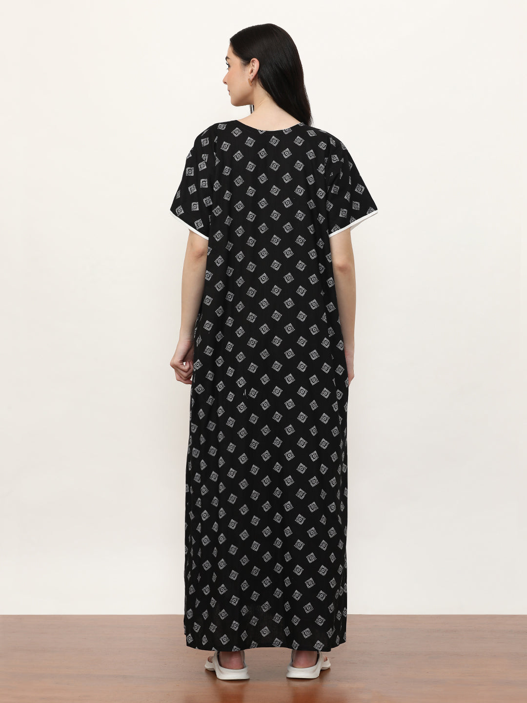 Printed Pure Cotton Maxi Nightdress