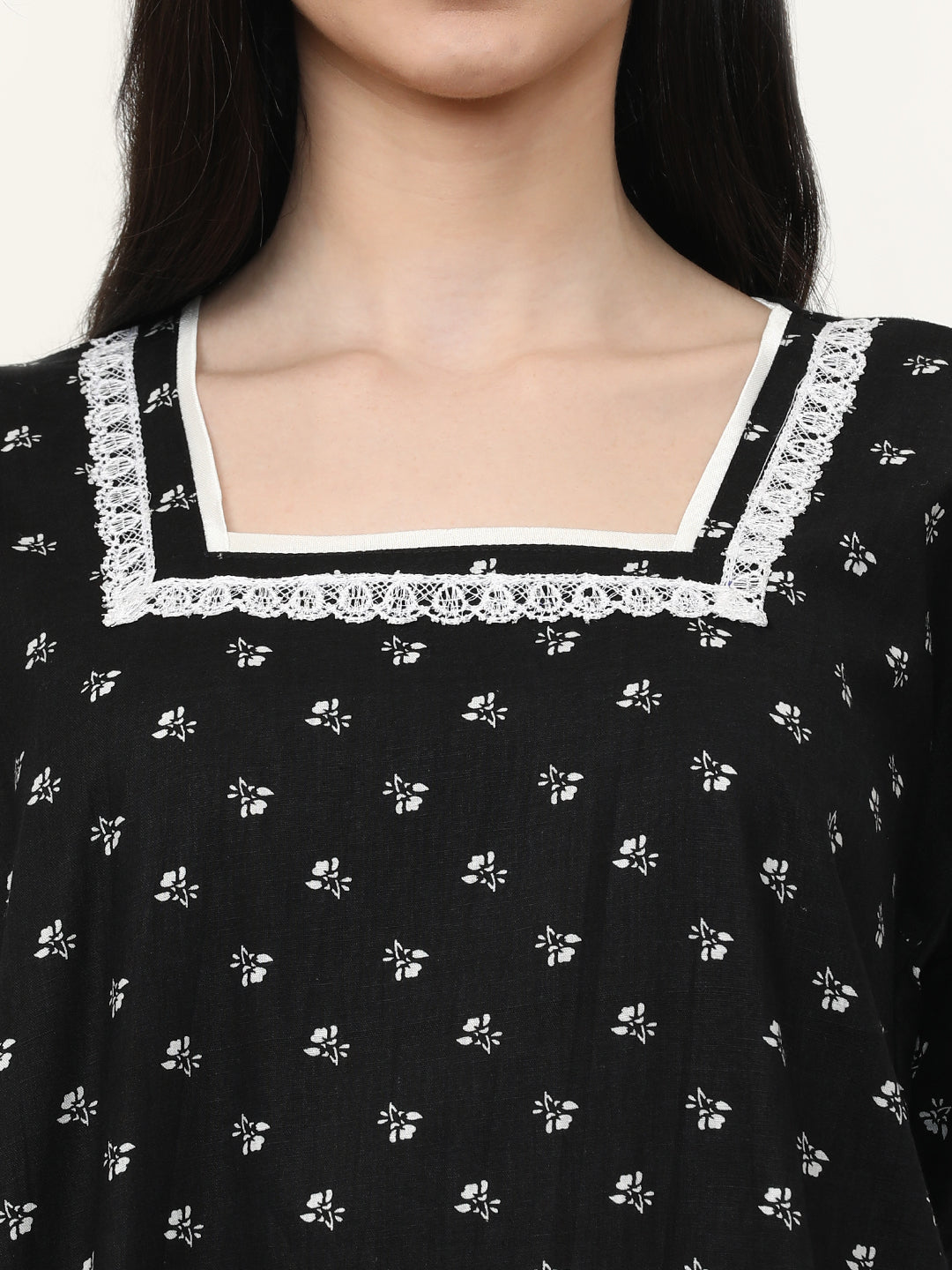 Printed Pure Cotton Maxi Nightdress