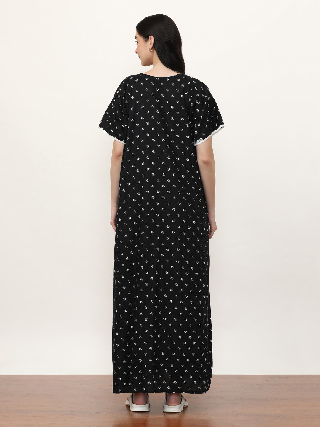 Printed Pure Cotton Maxi Nightdress