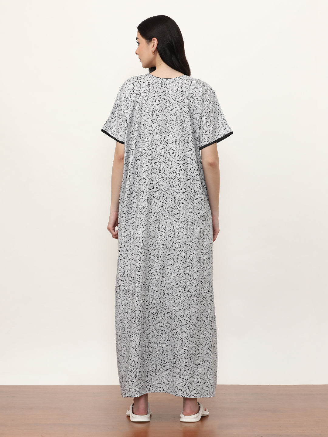 Printed Pure Cotton Maxi Nightdress