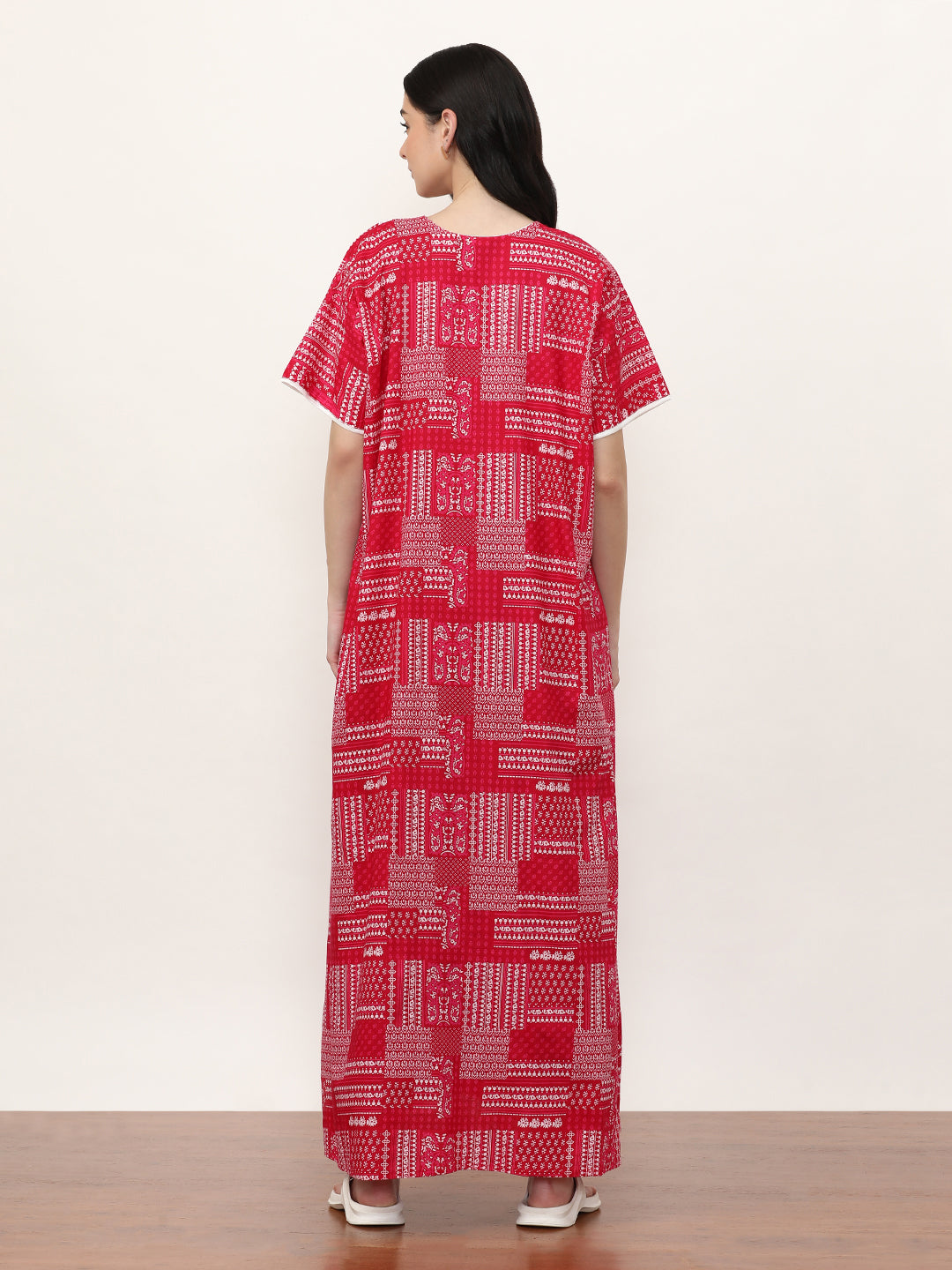 Printed Pure Cotton Maxi Nightdress