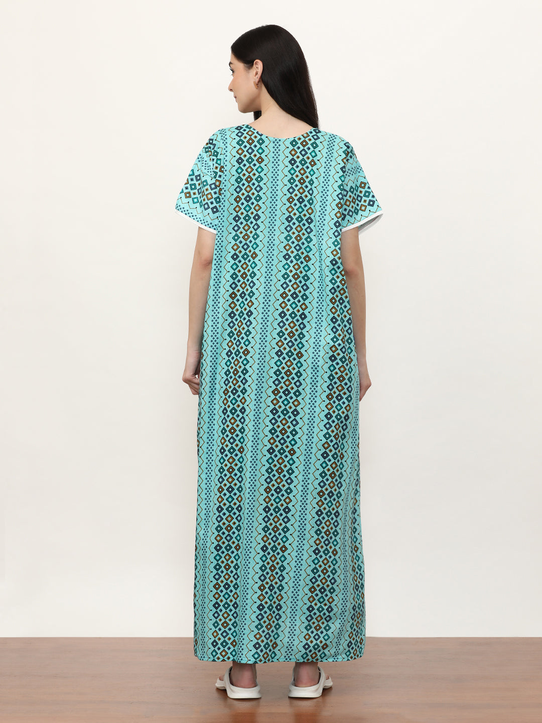 Printed Pure Cotton Maxi Nightdress