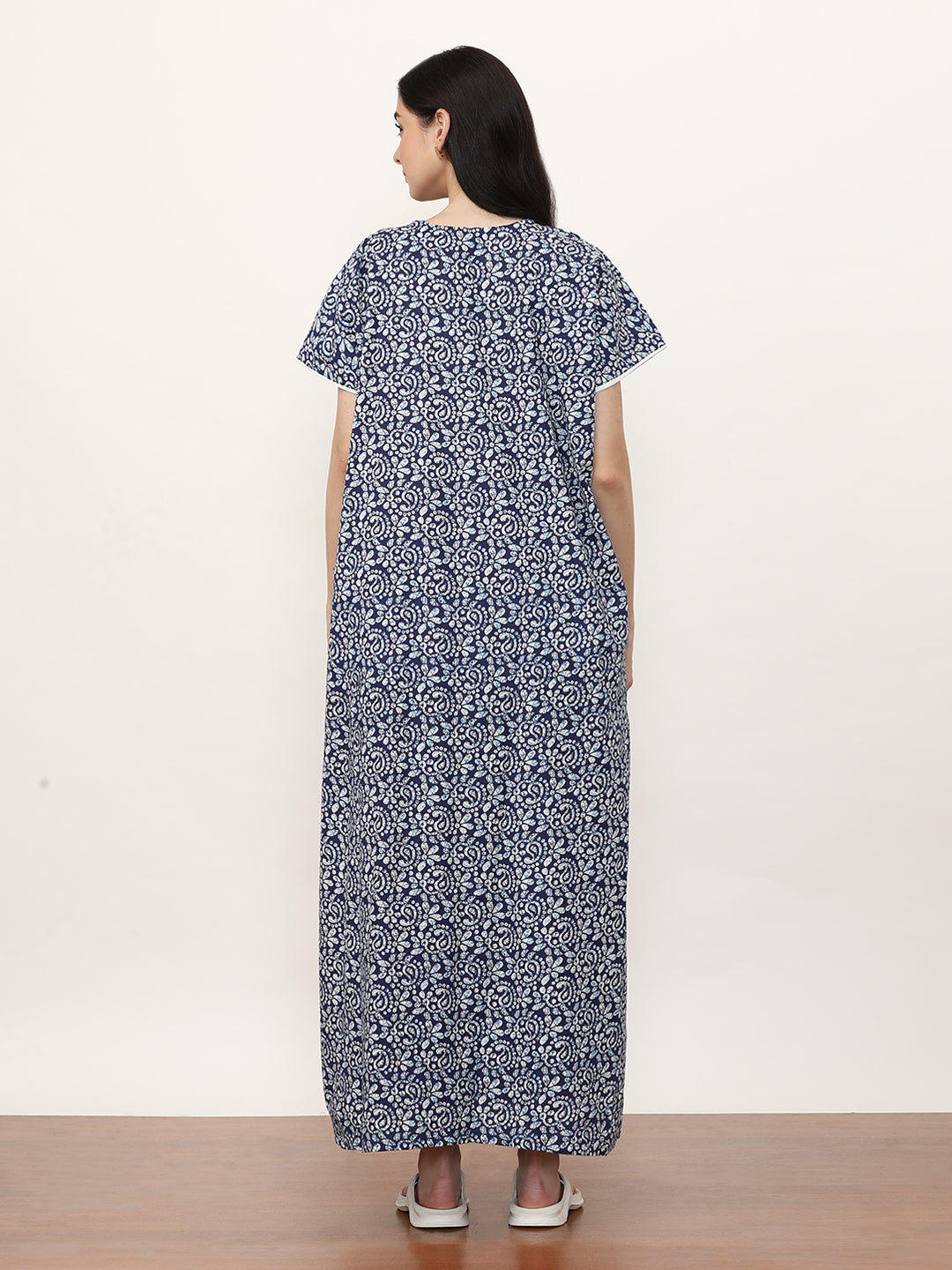 Printed Pure Cotton Maxi Nightdress