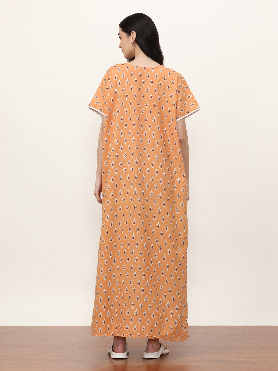 Printed Pure Cotton Maxi Nightdress