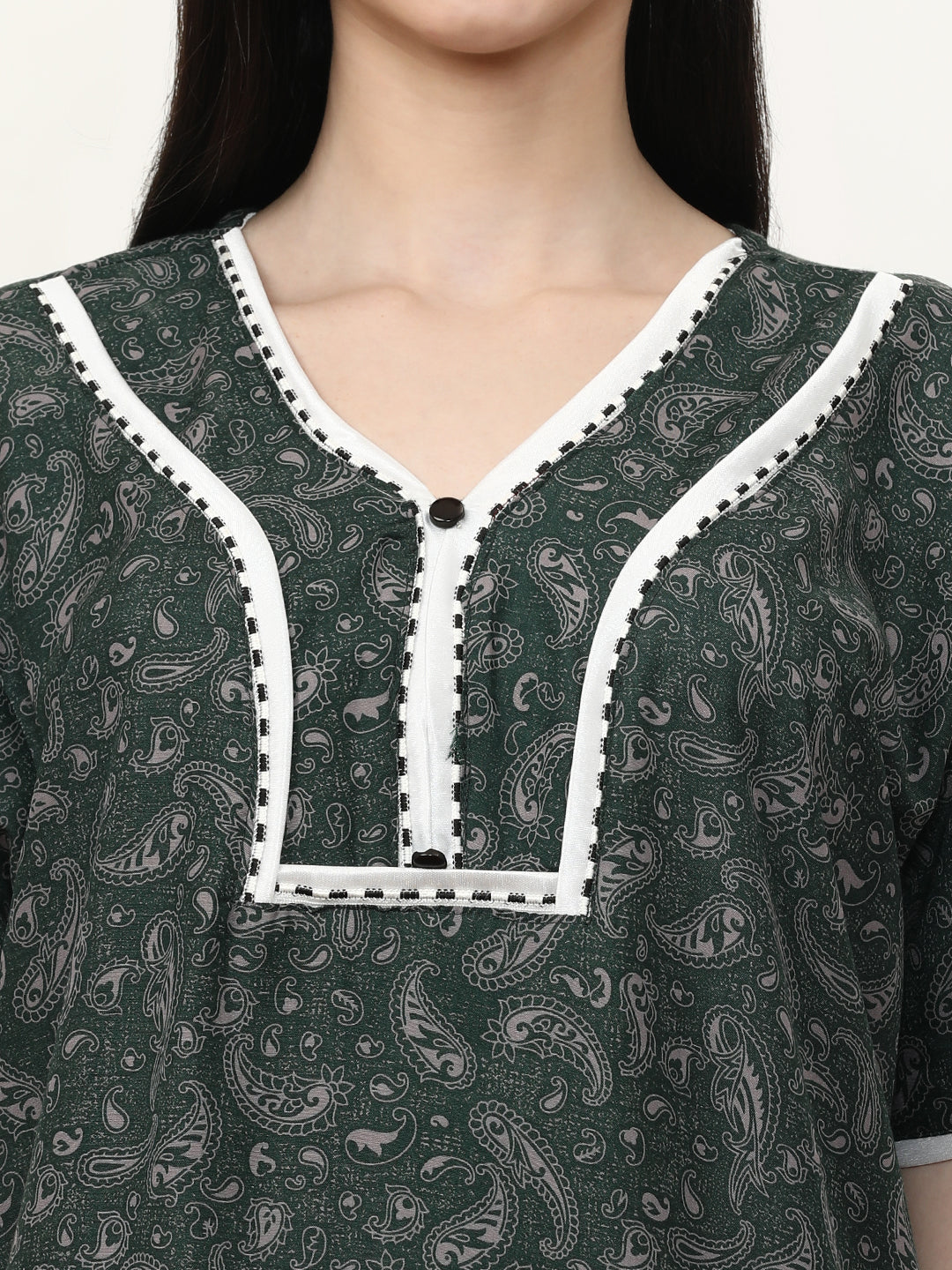 Printed Pure Cotton Maxi Nightdress