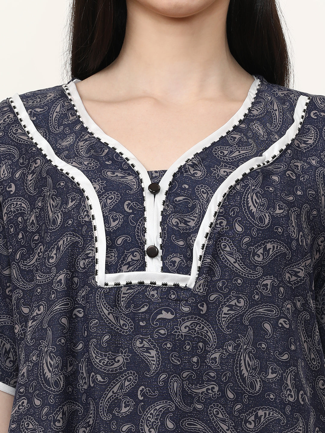 Printed Pure Cotton Maxi Nightdress