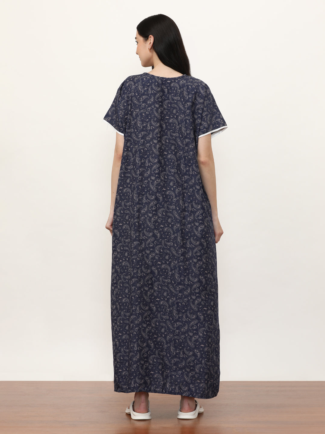 Printed Pure Cotton Maxi Nightdress