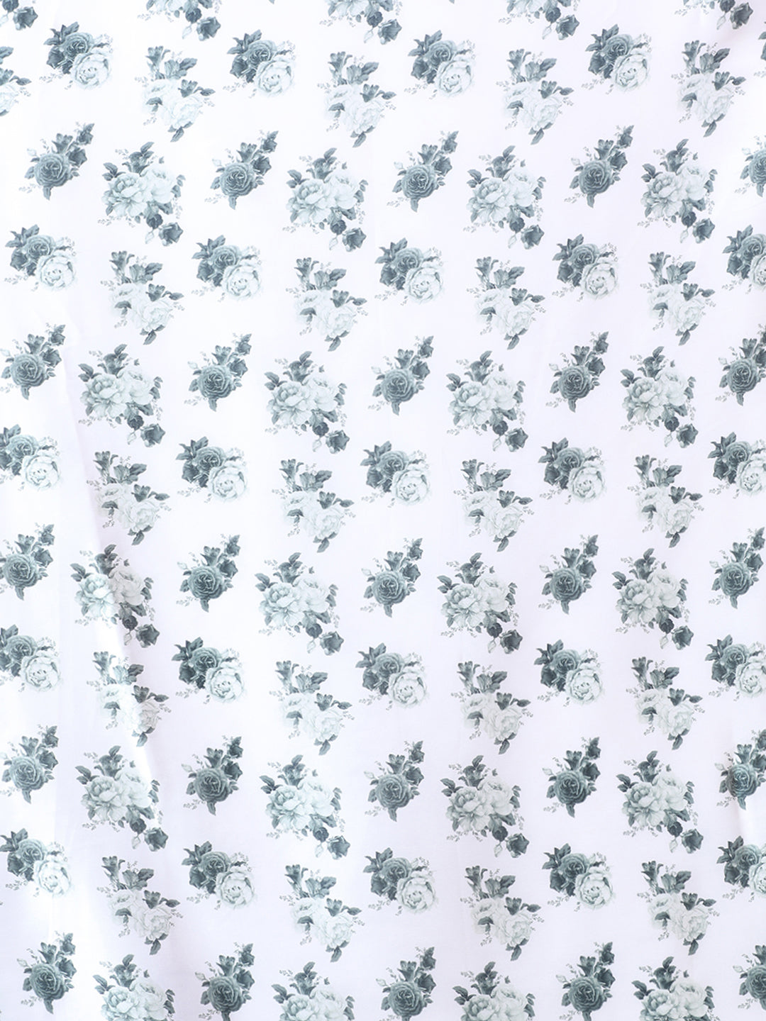 Floral Satin Saree with Unstiched Blouse