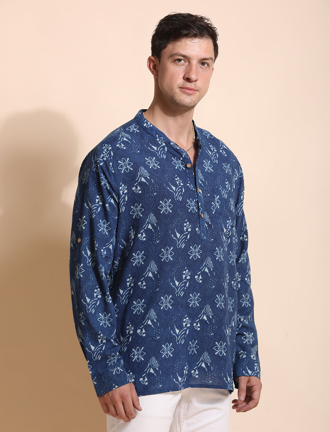 Pure Cotton Printed Casual Indie Shirt