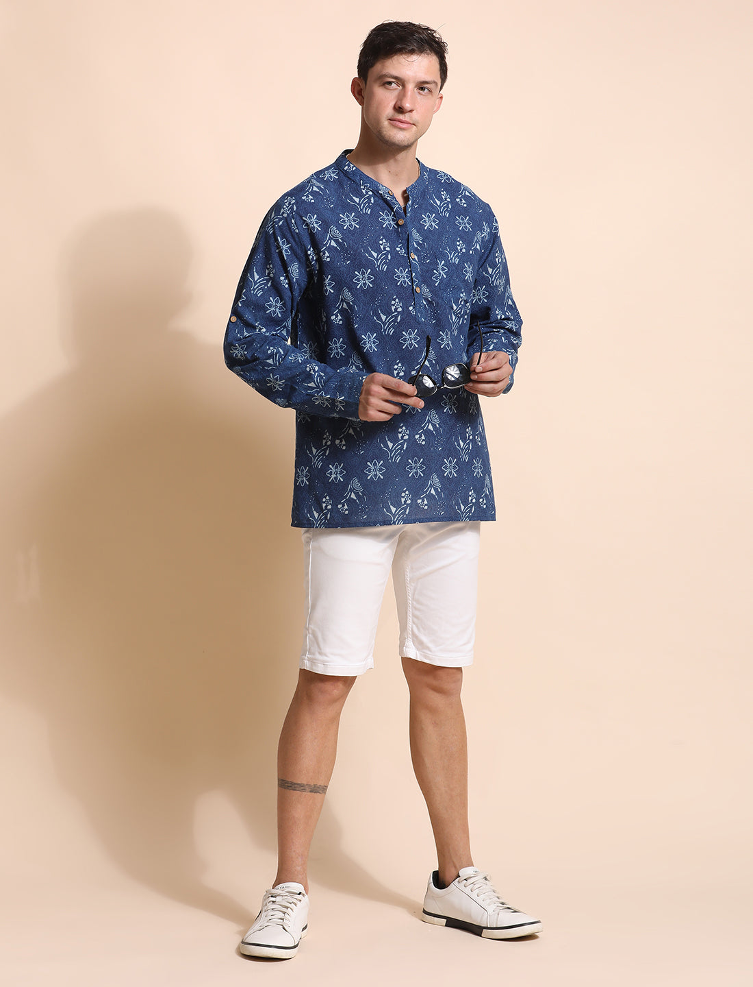 Pure Cotton Printed Casual Indie Shirt