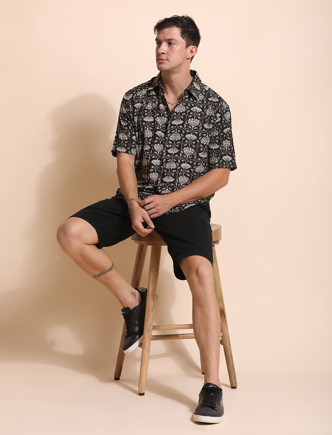 Pure Cotton Printed Casual Indie Shirt