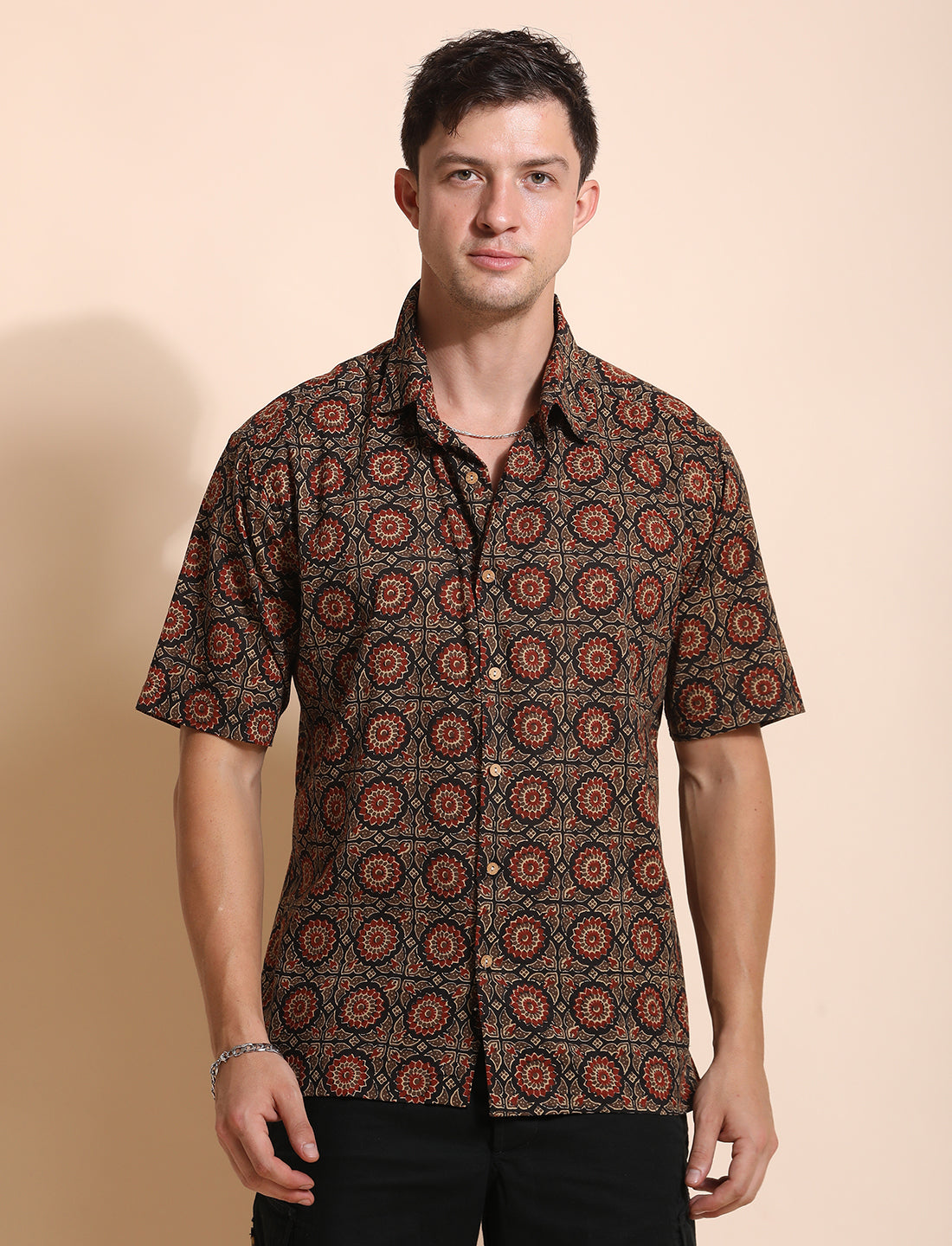 Pure Cotton Printed Casual Indie Shirt
