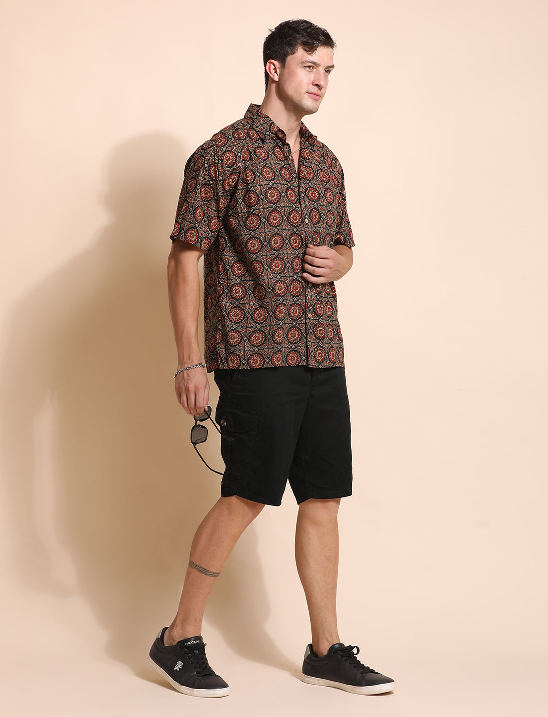 Pure Cotton Printed Casual Indie Shirt