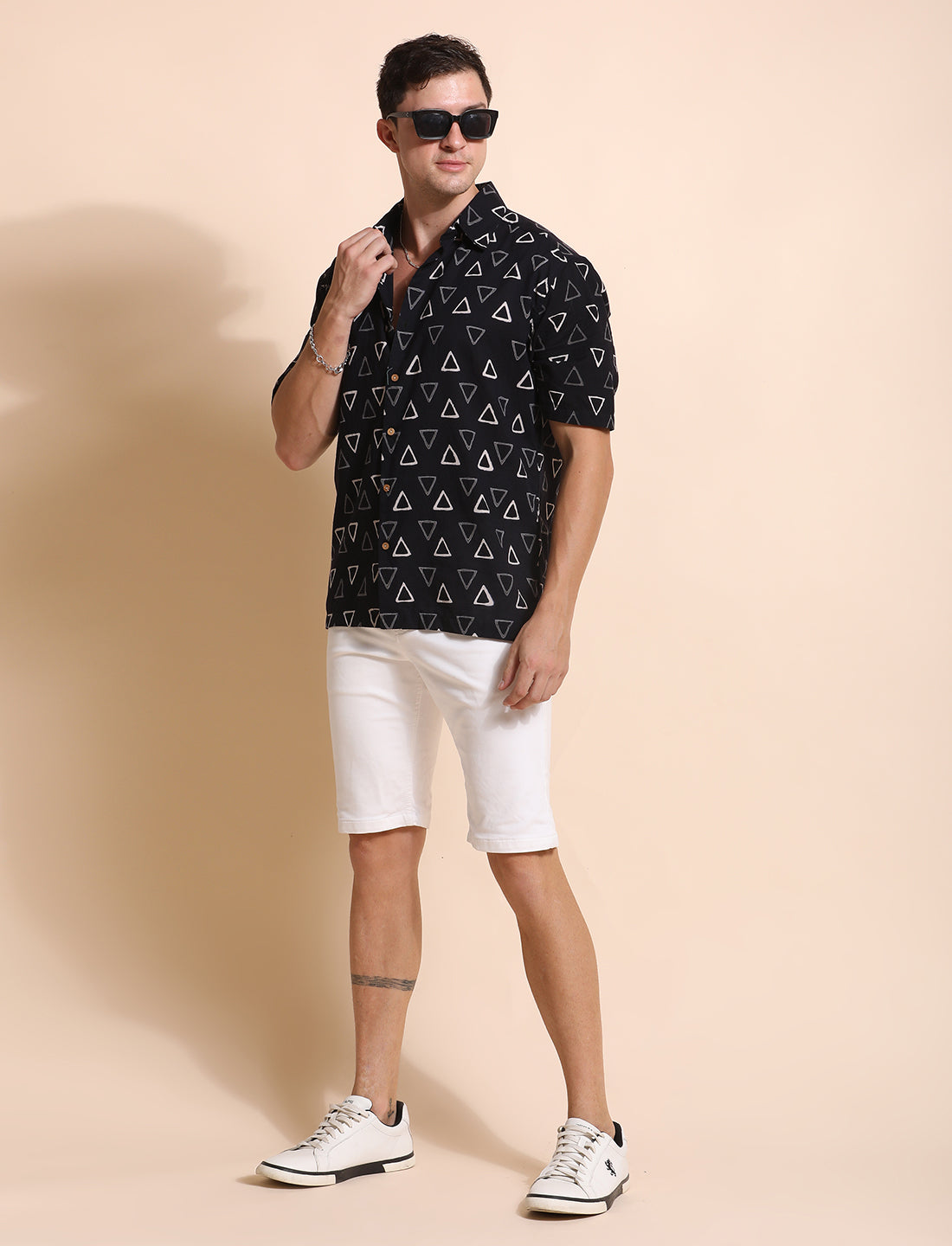 Pure Cotton Printed Casual Indie Shirt