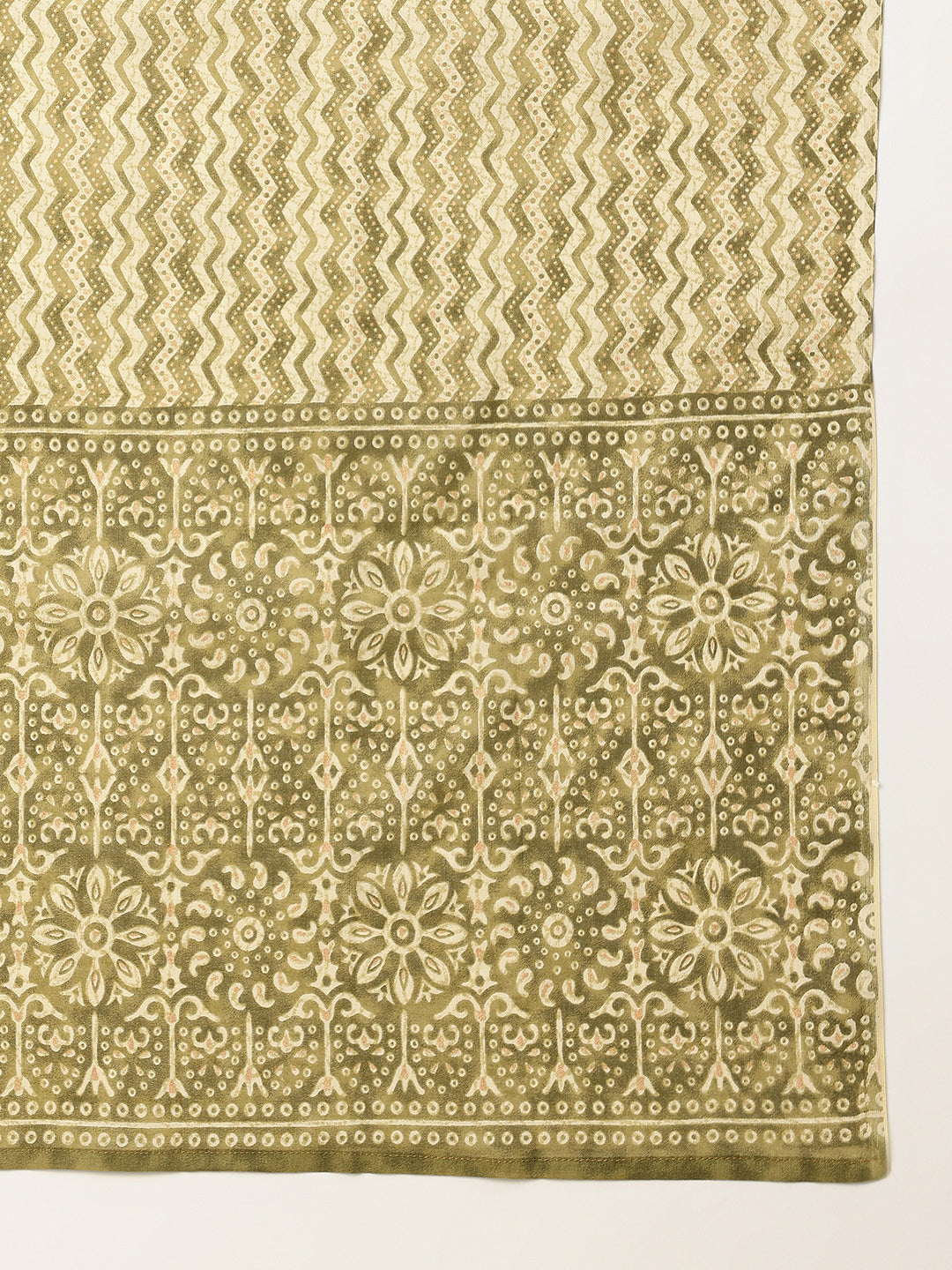 Floral Embroidered Straight Pure Cotton Kurta & Trousers Sets