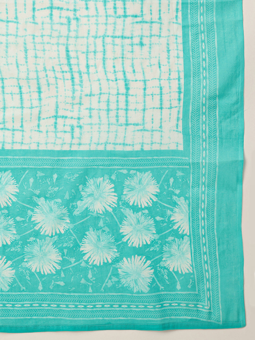 Floral Printed Straight Pure Cotton Kurta & Trousers Sets