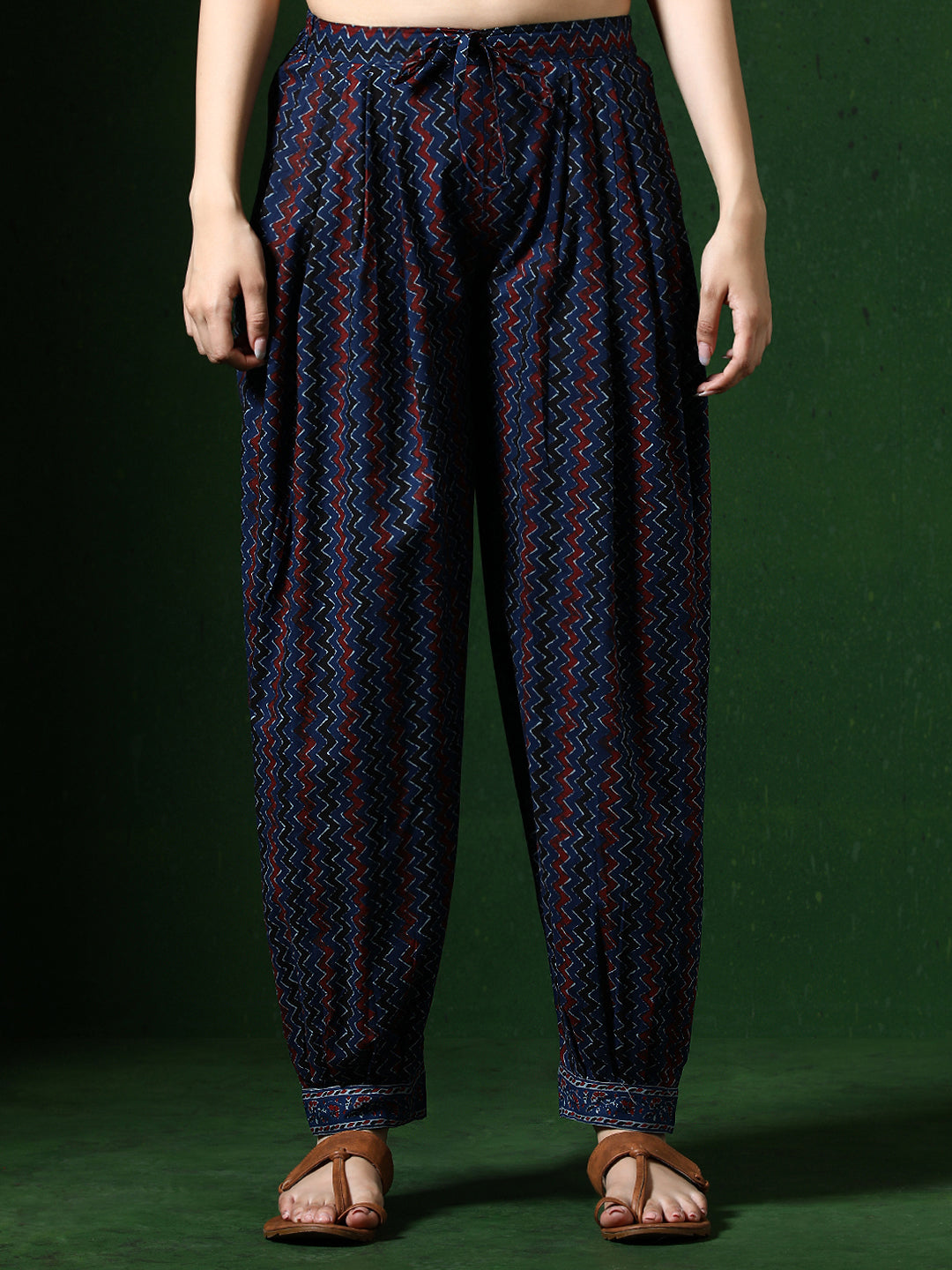 Floral Embroidered Straight Pure Cotton Kurta & Salwar Sets