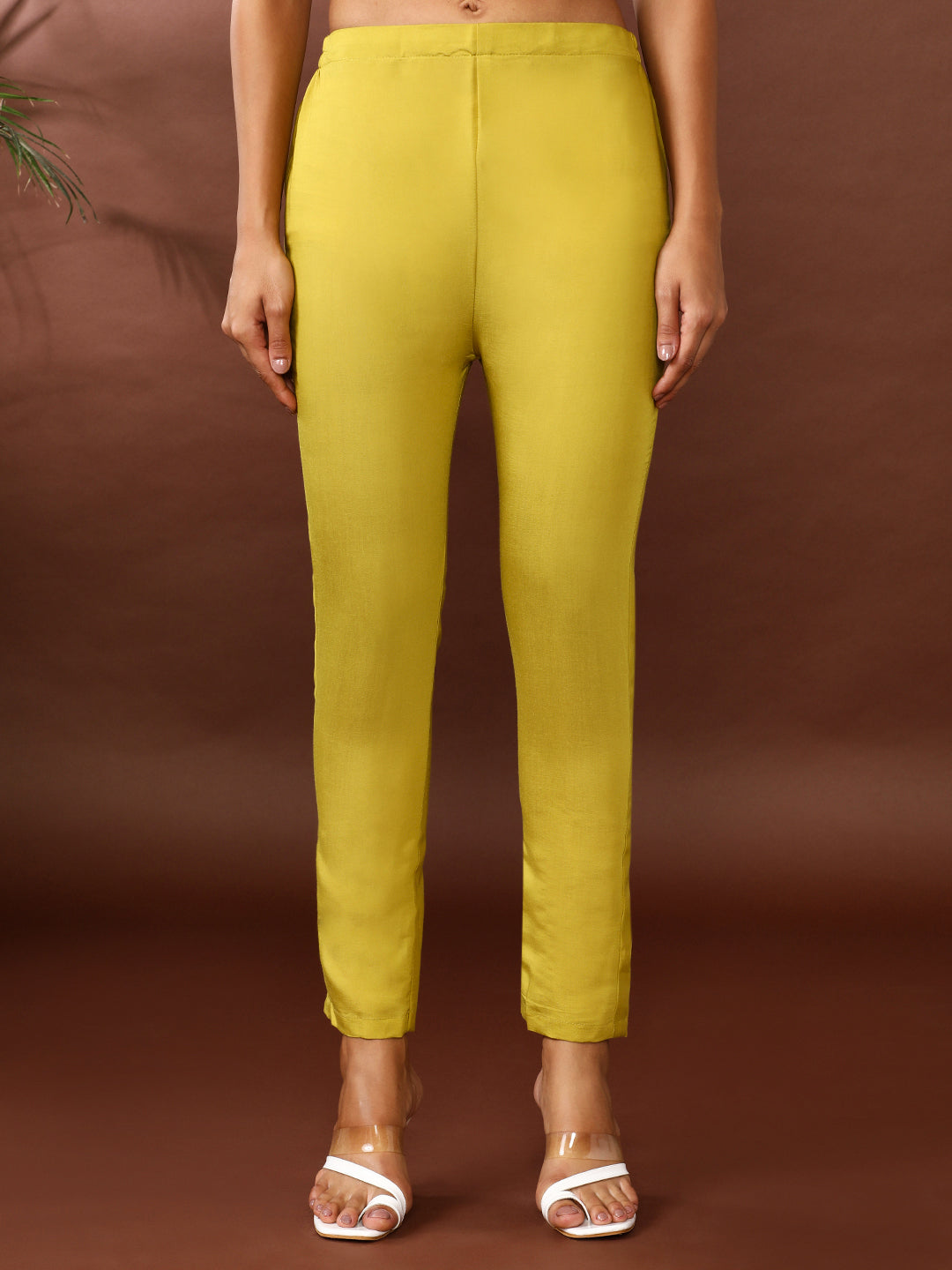 Floral Embroidered Poly Silk Kurta & Trousers Sets