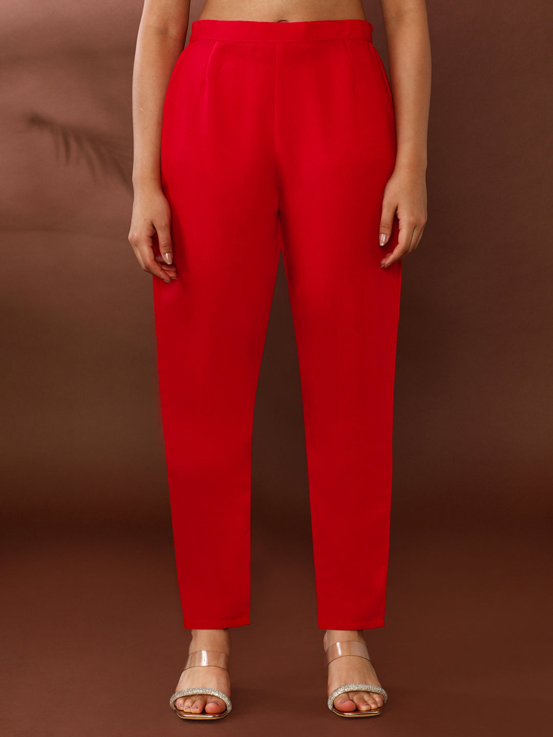 Floral Embroidered Chanderi Cotton Kurta & Trousers Sets