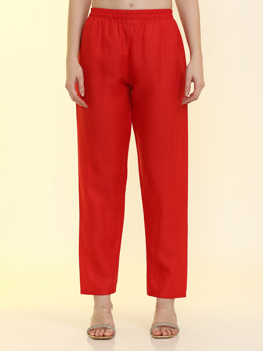 Bandhani Printed Anarkali Georgette Flared Kurta & Trousers Sets