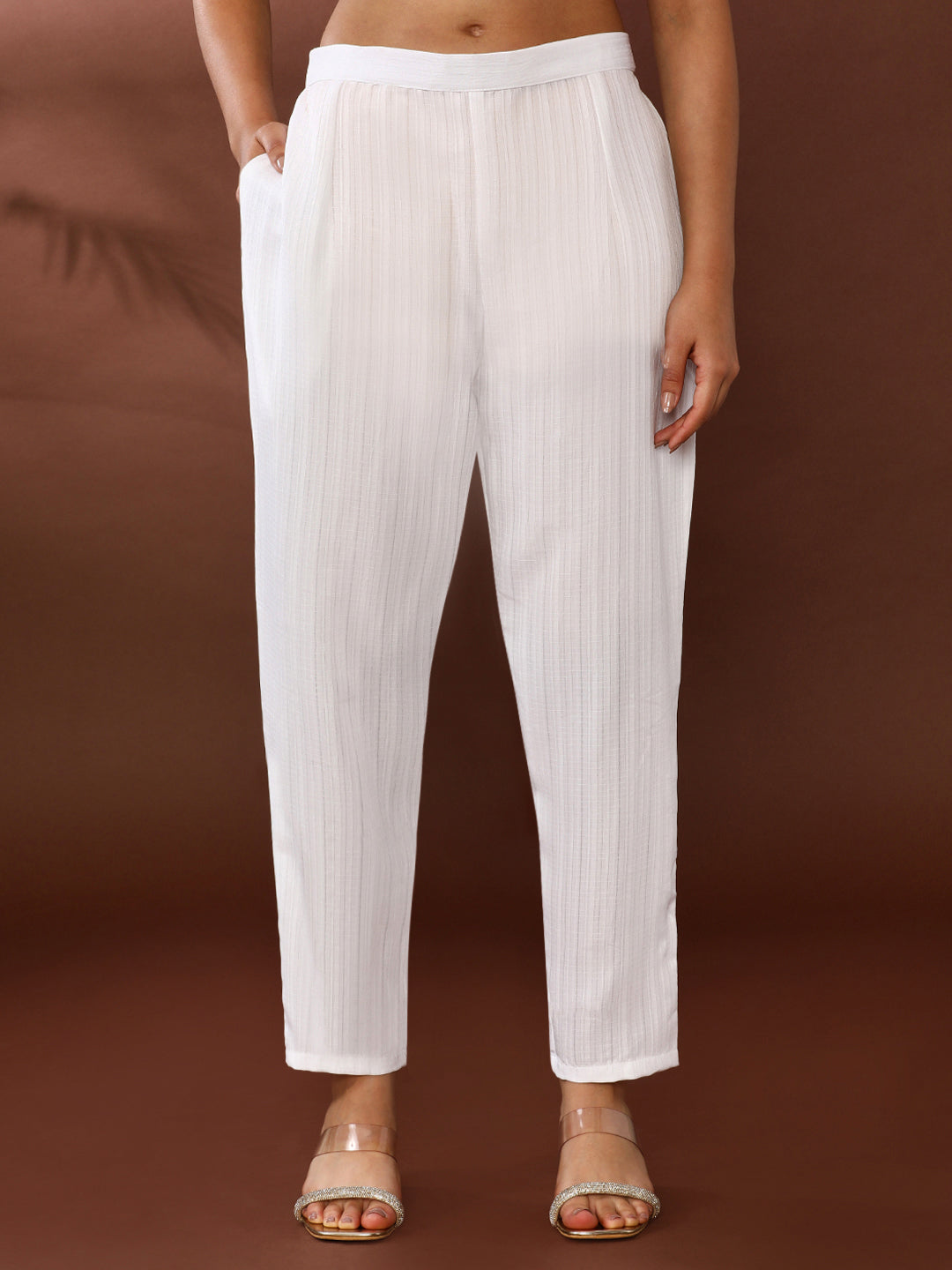 Floral Embroidered Kurta & Trousers Sets