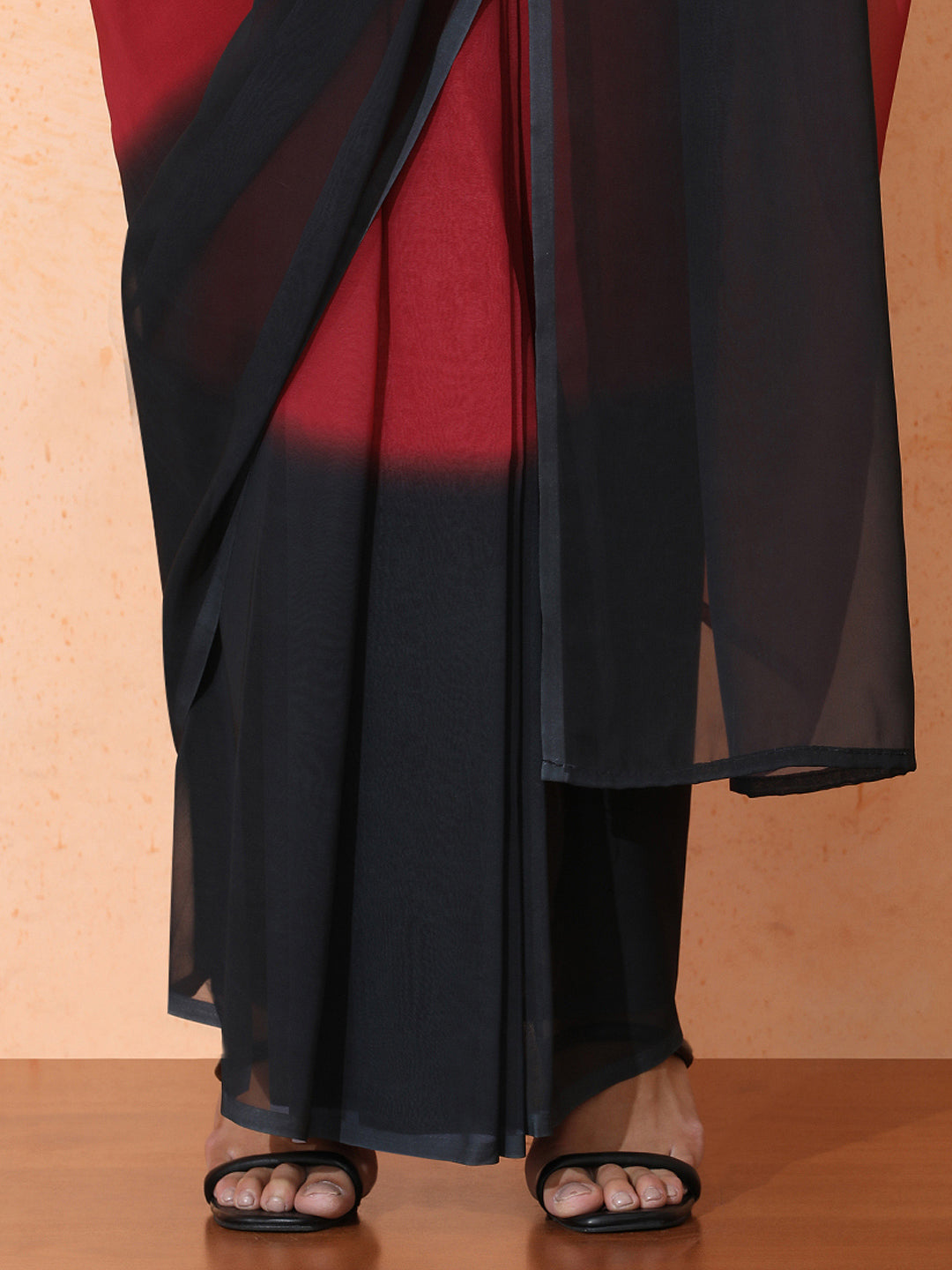 Ready to Wear Ombre Georgette Saree with Unstiched Blouse