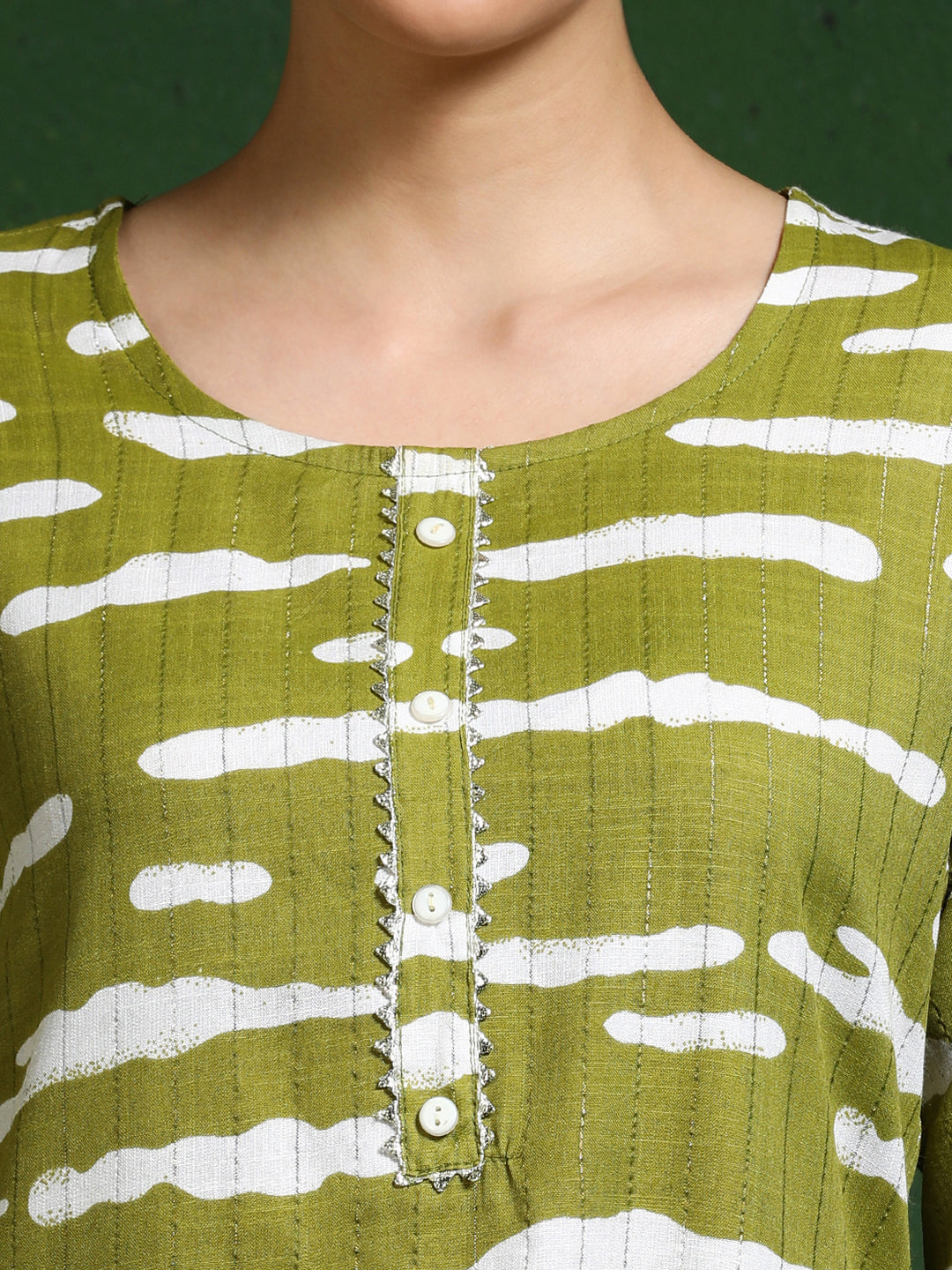 Floral Printed Straight Kurta