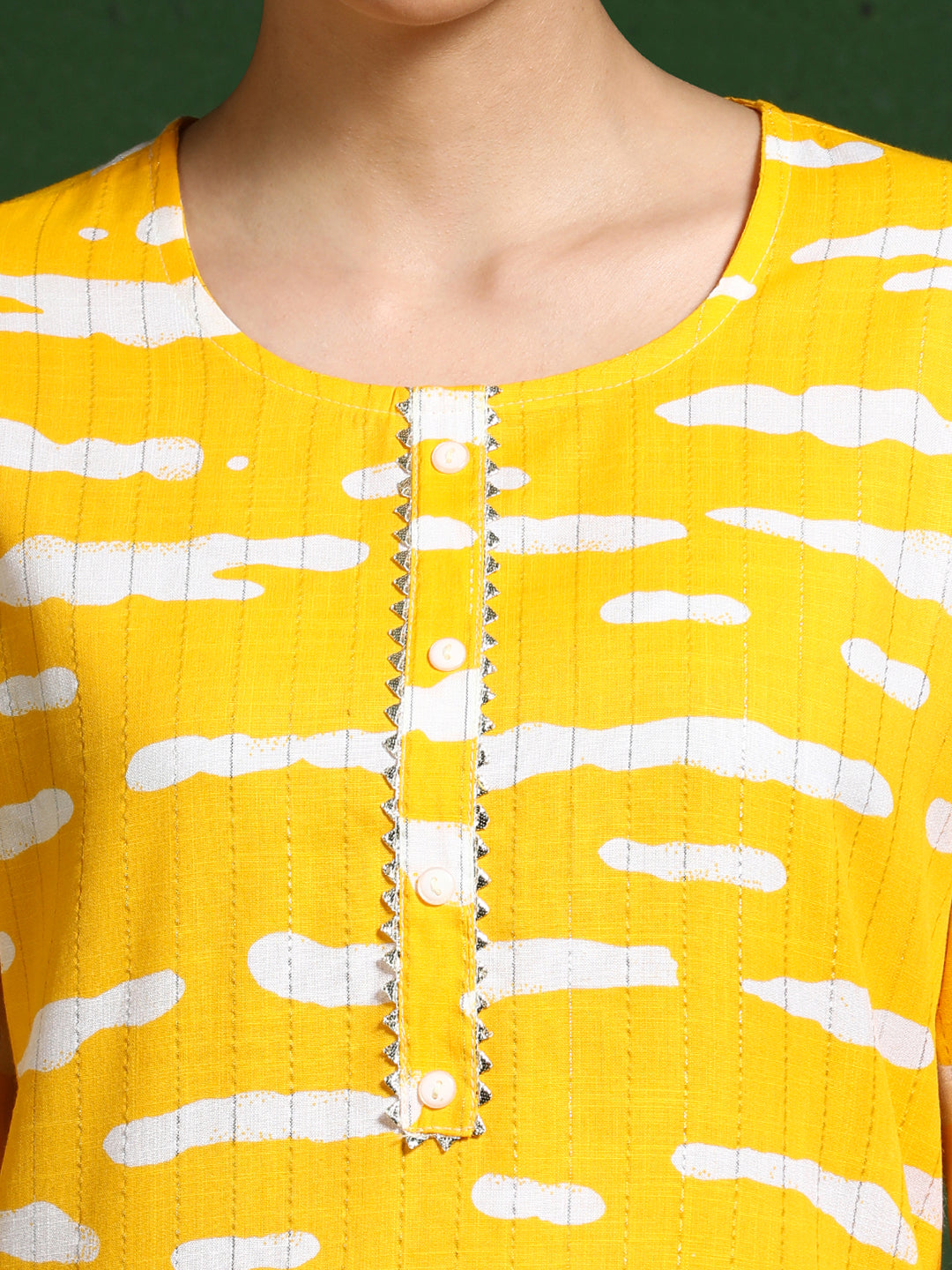 Floral Printed Straight Kurta