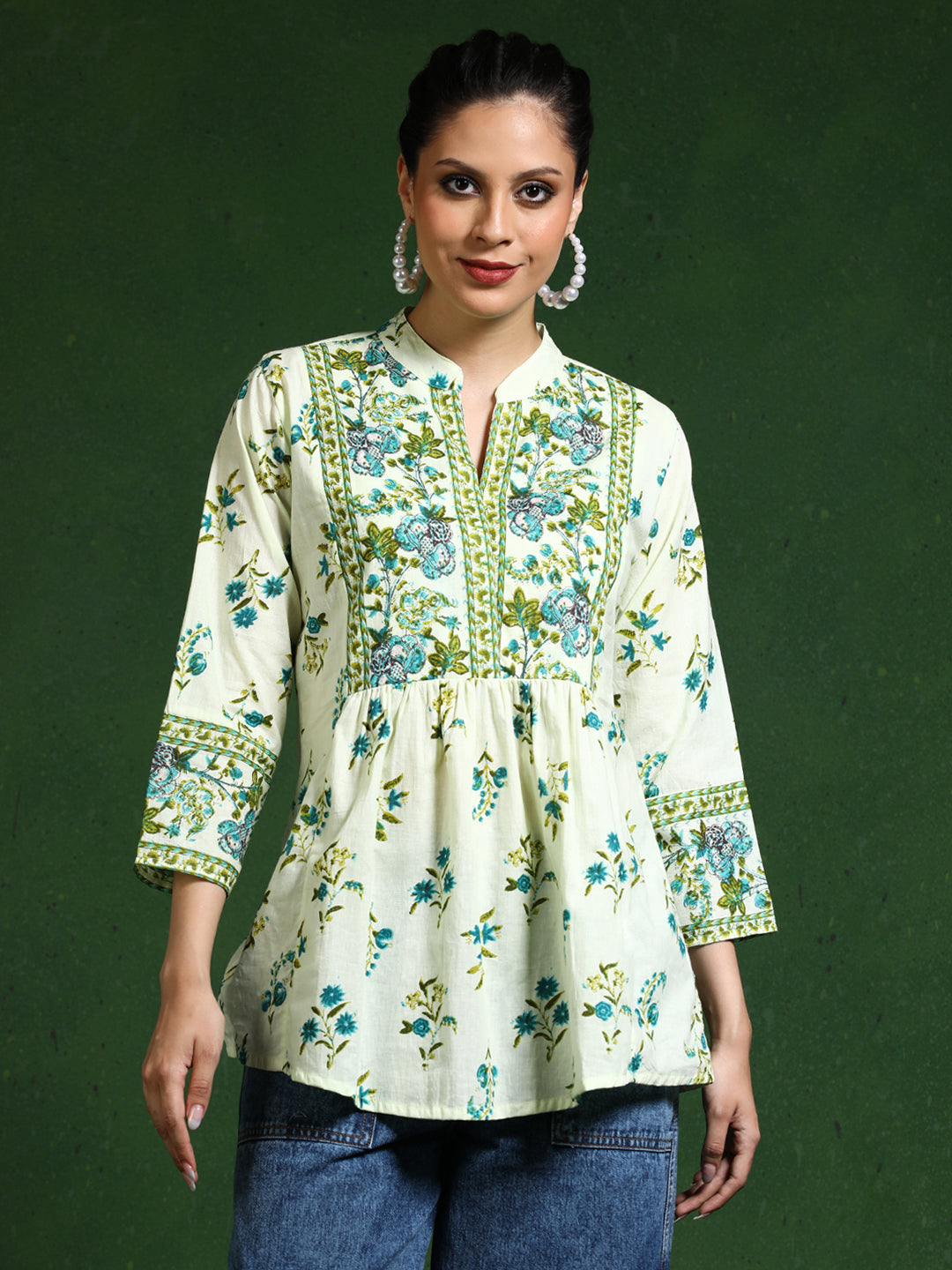 Floral Printed A-Line top