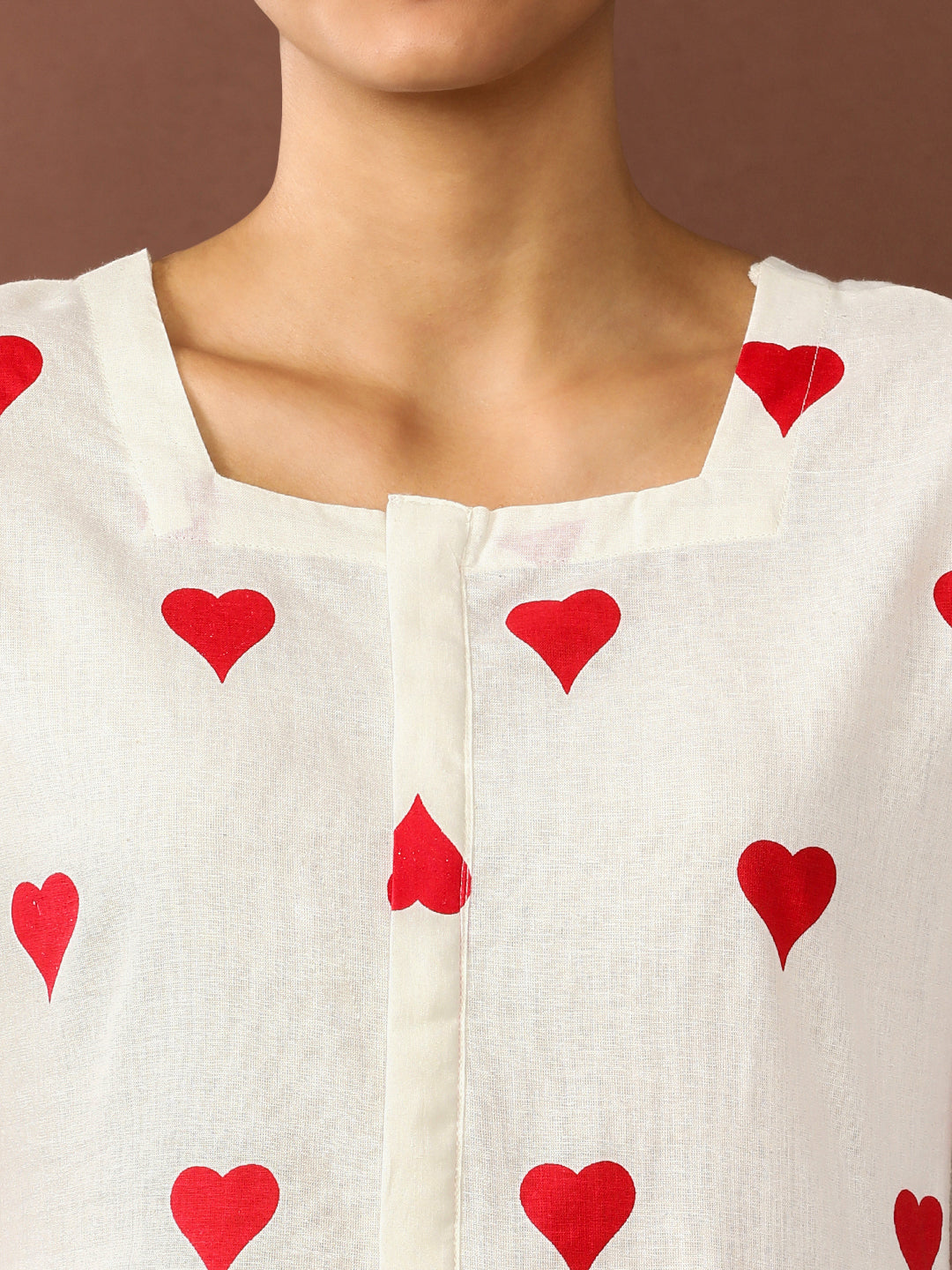 Quirky Printed A-Line Pure Cotton Ethnic Dress