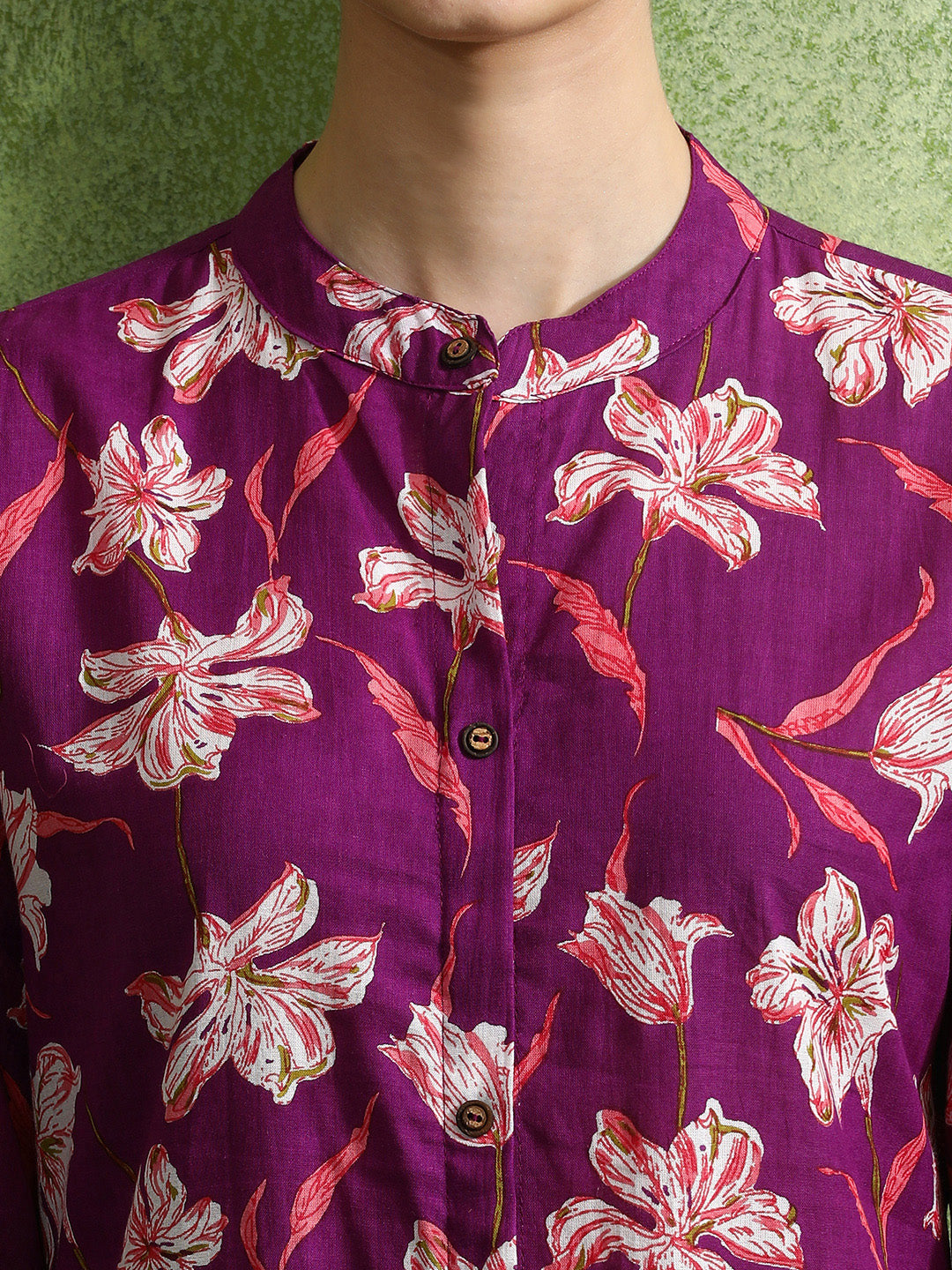 Floral Printed A-Line Kurta & Trousers Sets